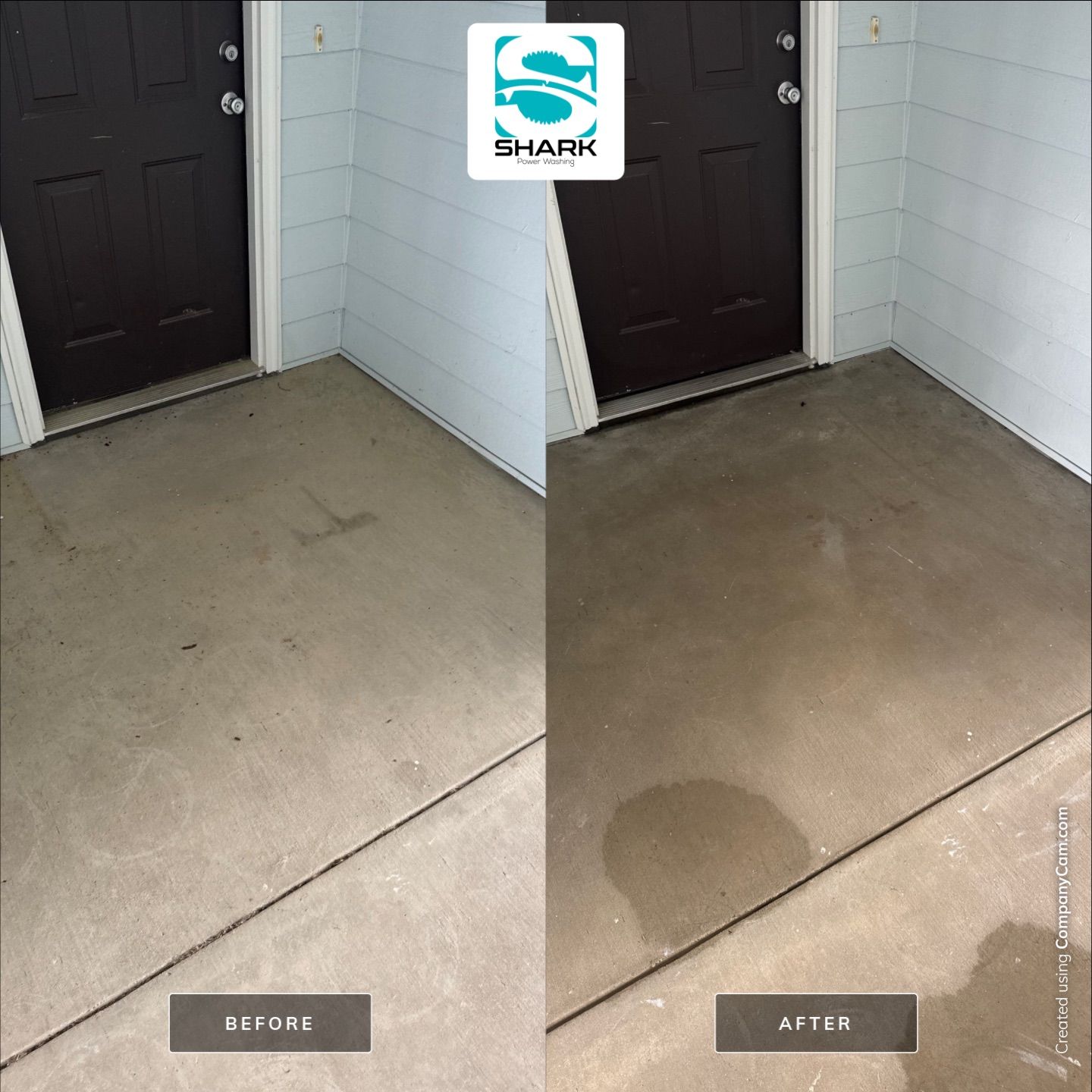 Concrete Cleaning in Wilmington by Shark Power Washing