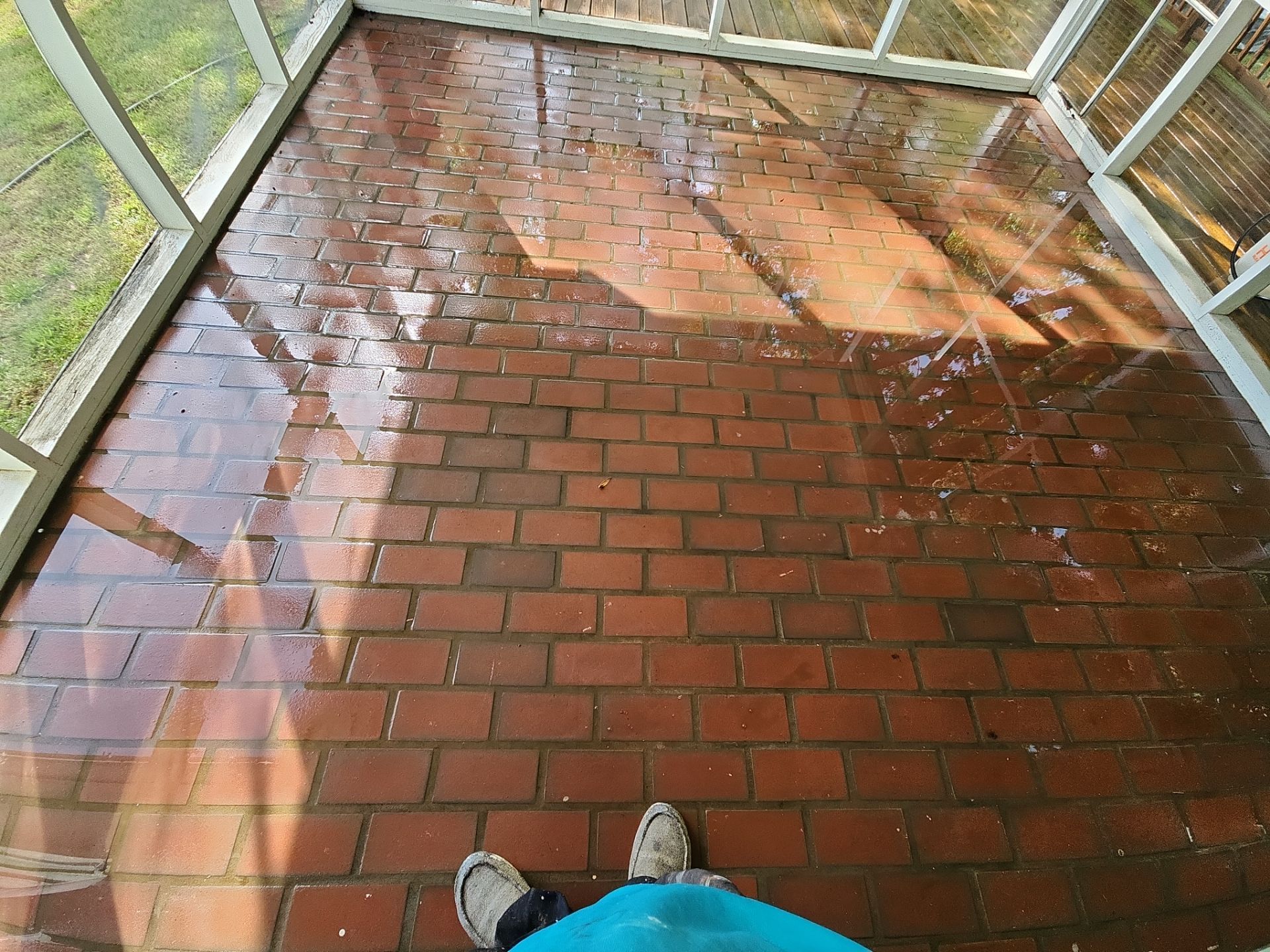 Weathered Deck using Wood Sealant by DuraSeal