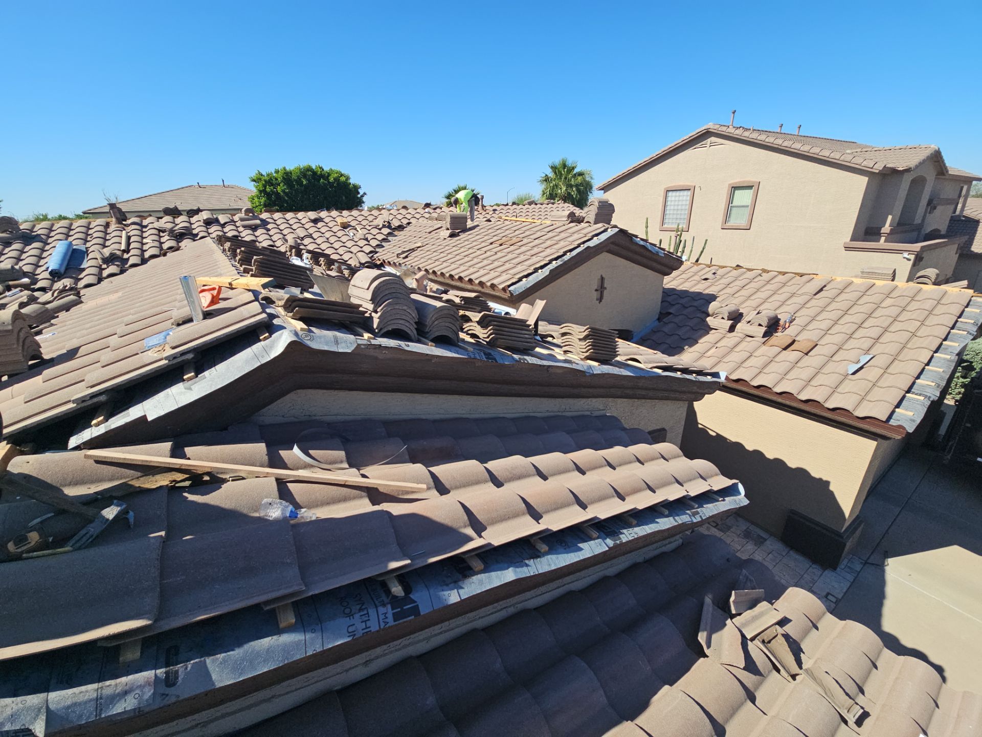 Concrete Tile Refelt by Weather-Tite Exteriors LLC