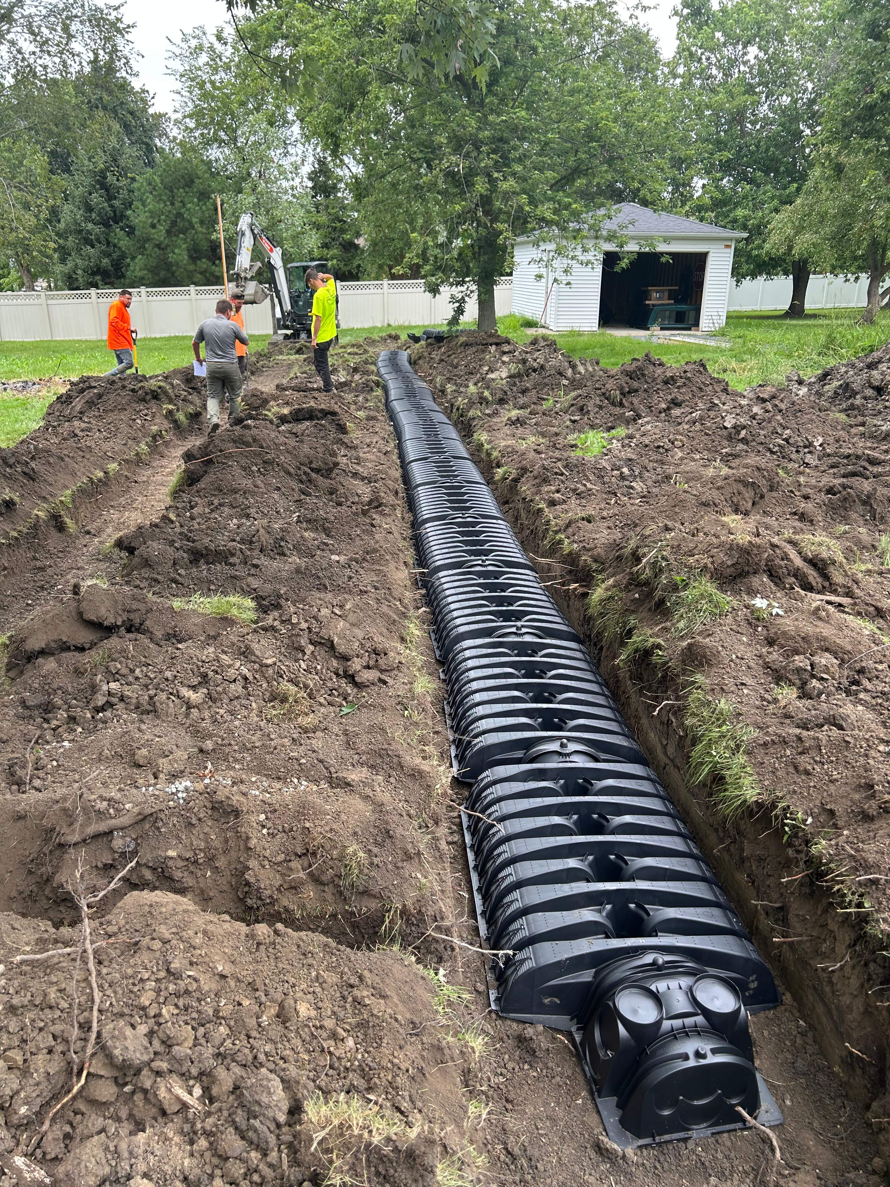 Septic System Installation with Aeration and Chamber Drainage by Allied Water Services