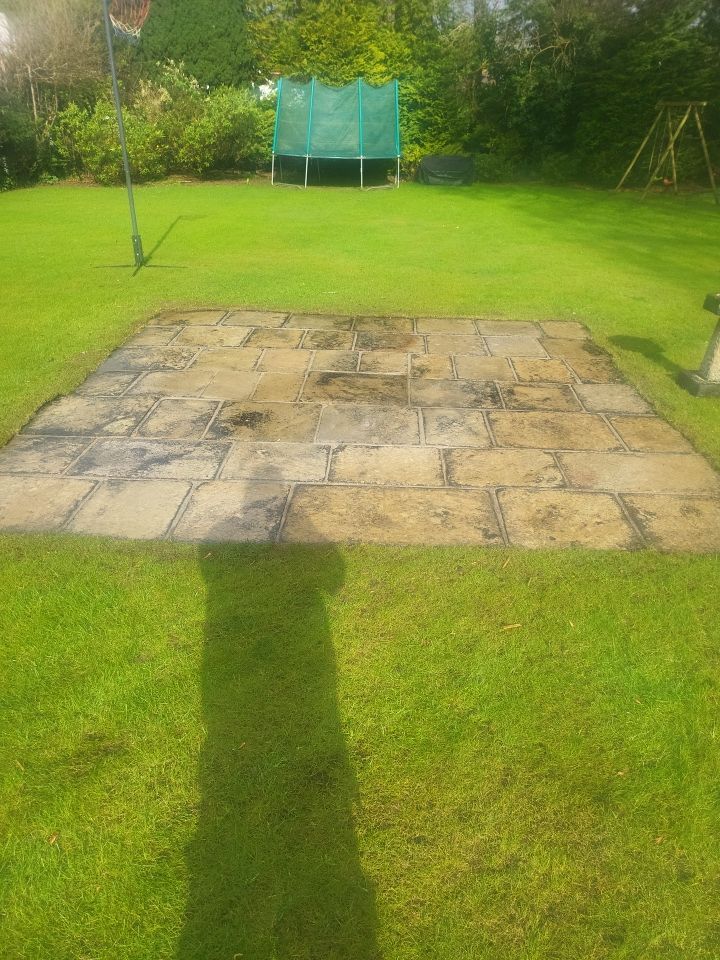 Driveway And Patio Clean using honda 21 ltr/min by Ges Exterior Cleaning ltd