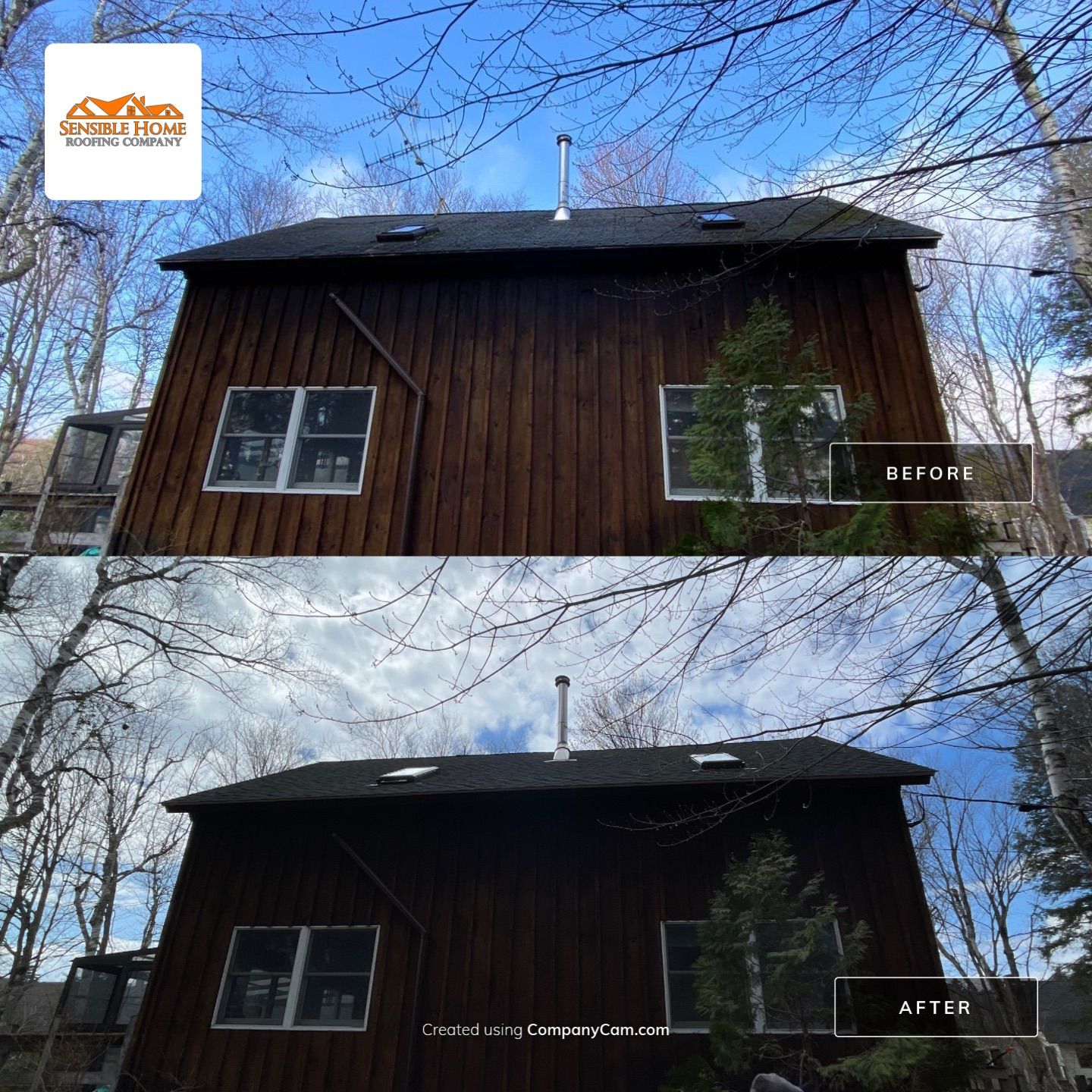 Residential Roofing Installation using GAF Timberline HDZ by Sensible Home Solutions