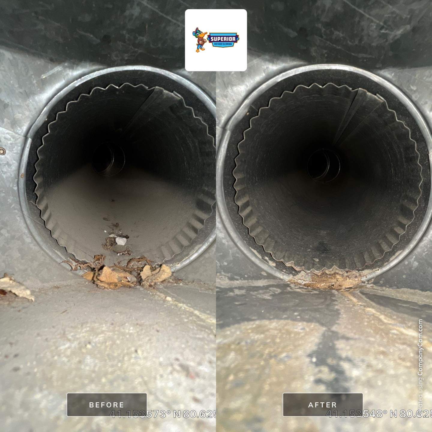 Air Duct Cleaning With a Vacuum Truck in Youngstown, OH by Superior Air Duct Cleaning