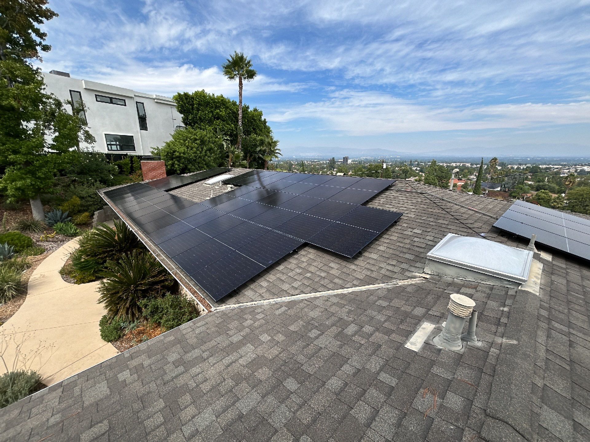 Solar Panel Installation and 200-Amp Electrical Service Upgrade in Los Angeles by AWS Solar