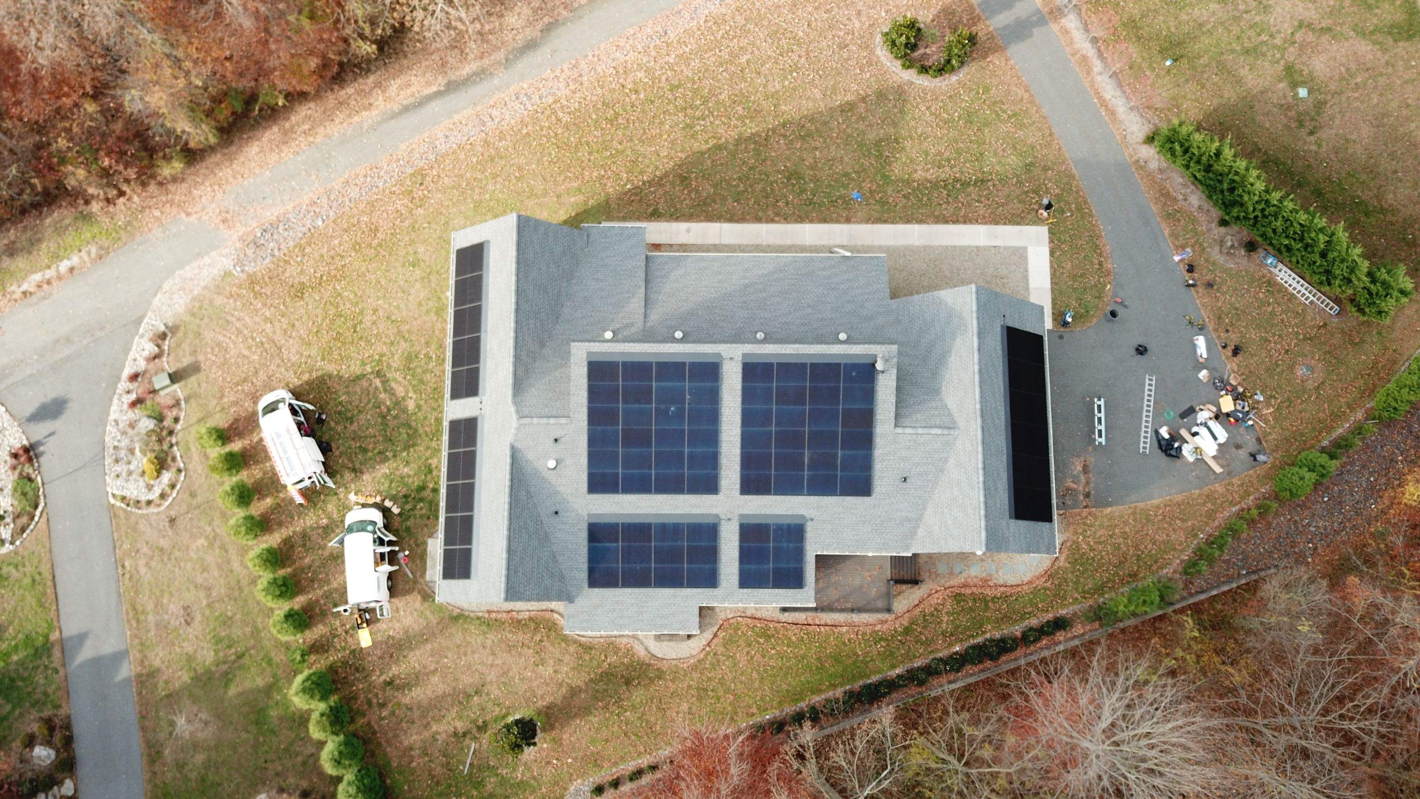 Solar Roof using GAF Decotech integrated panels by American Home Contractors