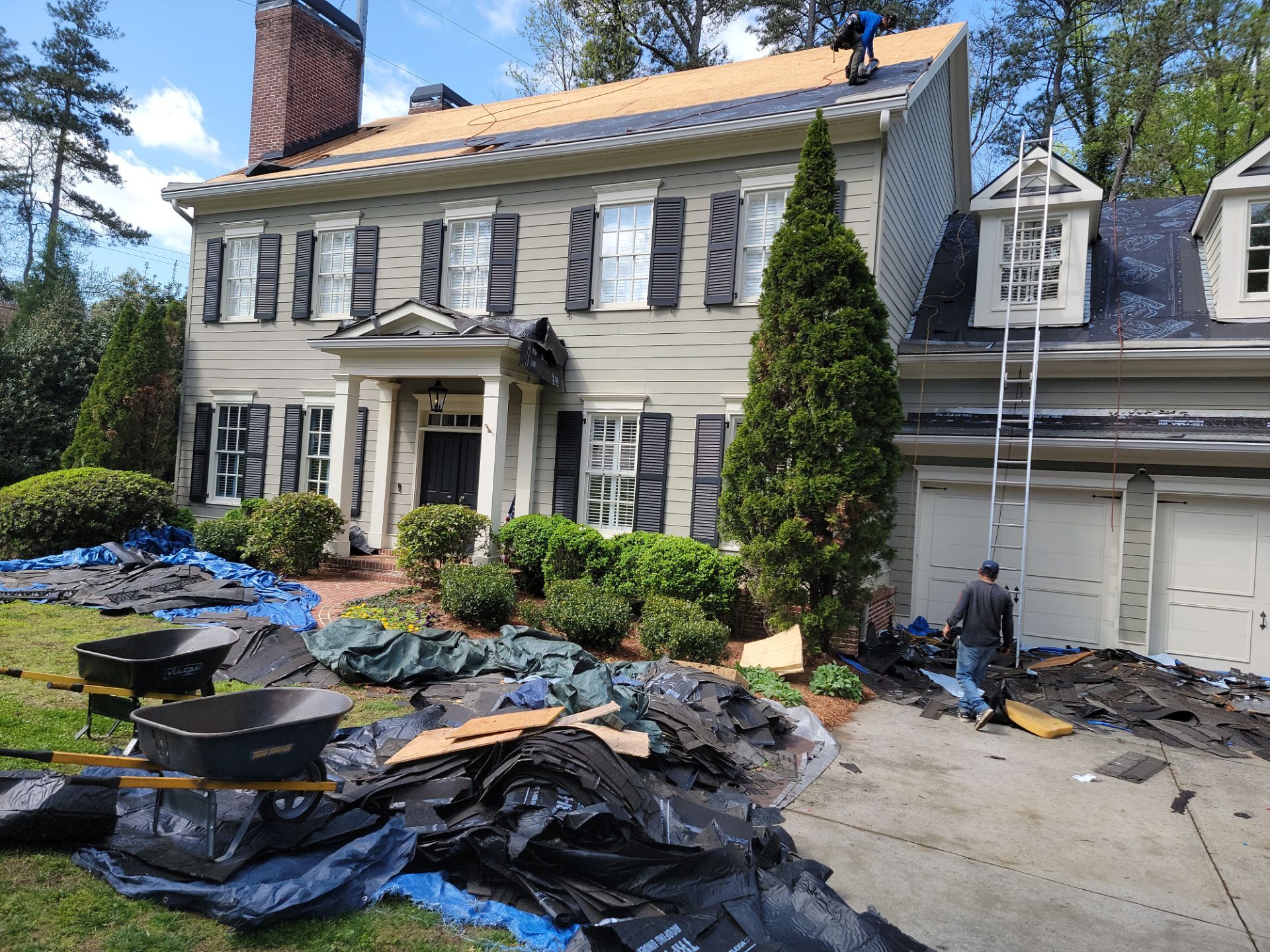 Residential Roofing Installation using Owens Corning by Inspector Roofing and Restoration