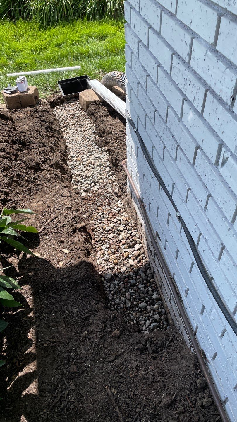 Sump Pump & Buried Discharge in St. Anthony, MN by Waterproofing Northeast