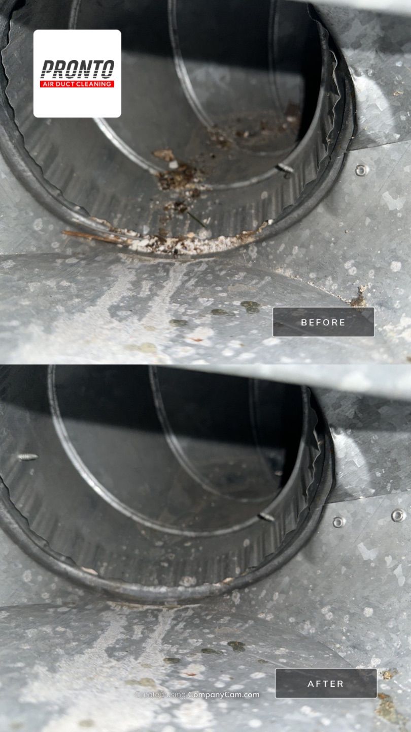 Air duct cleaning using Hypervac by Pronto Air Duct Cleaning