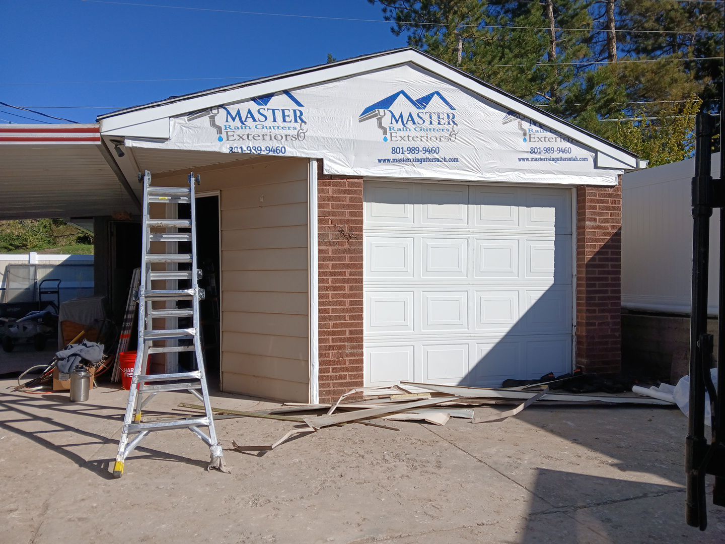 Project in Murray by Master Rain Gutters.