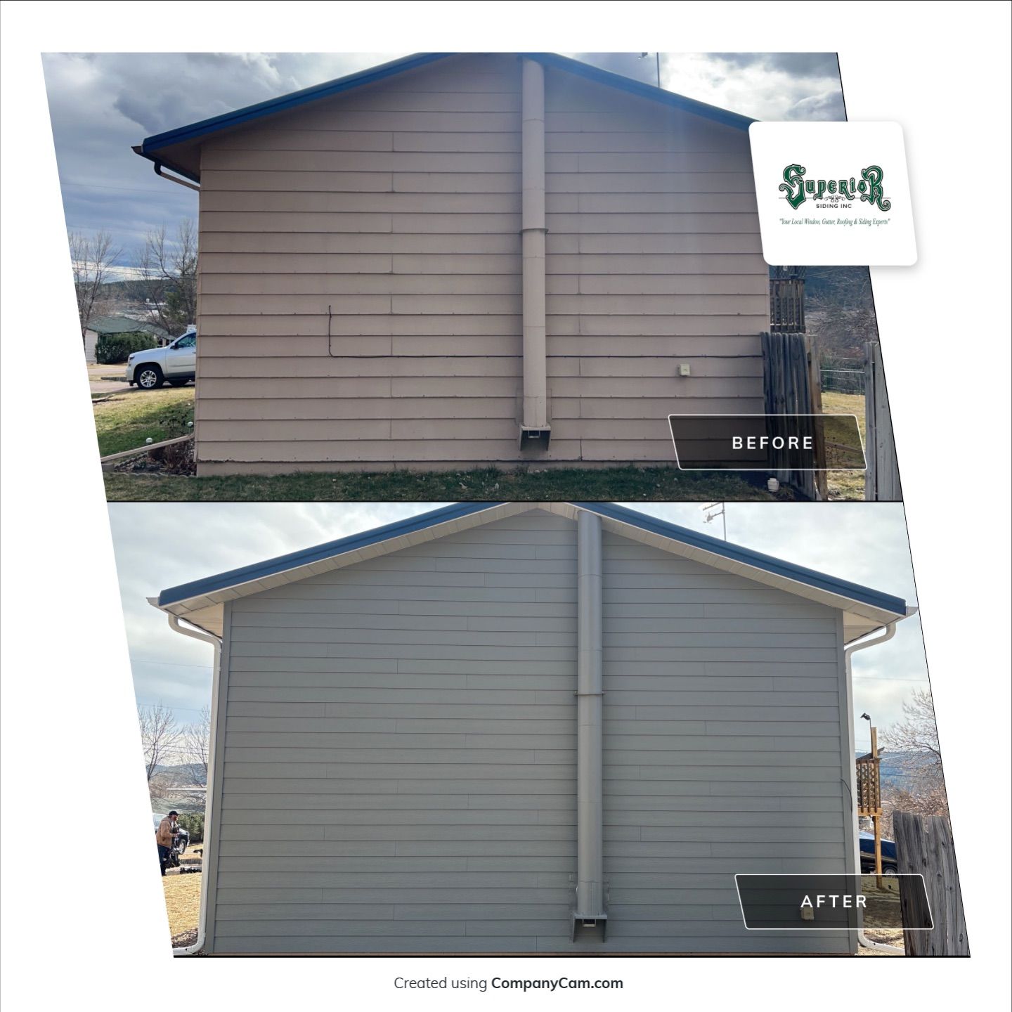 Black Hawk Home Showing its Age by Superior Siding Inc