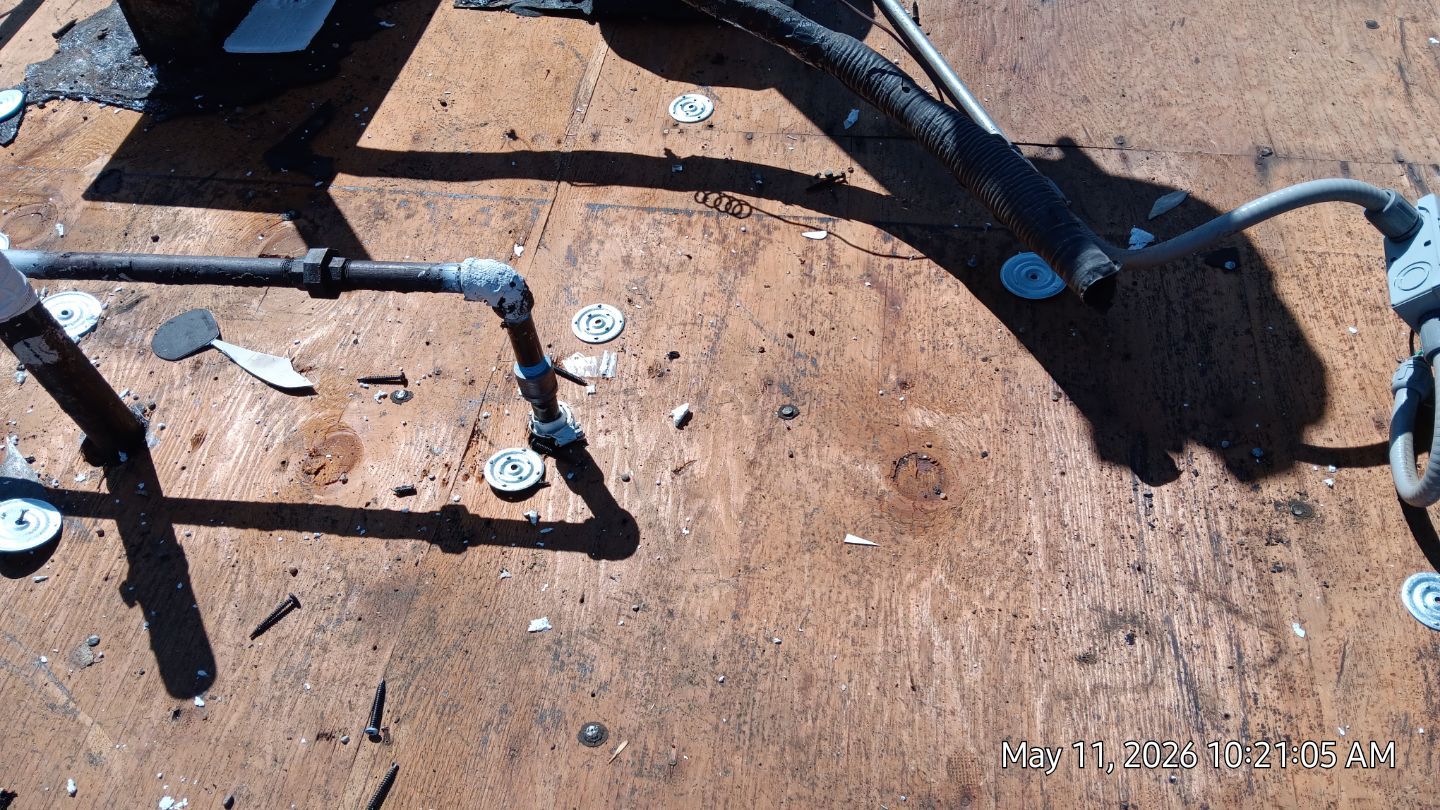 Residential TPO Roof Replacement and Decking Repair in Albuquerque by Doyle Roof Masters Inc
