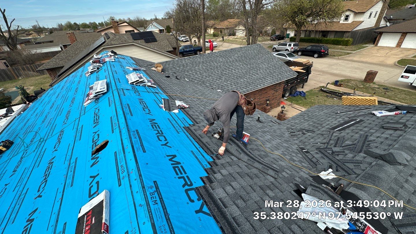 Project in Oklahoma City by Icon Roofing And Construction
