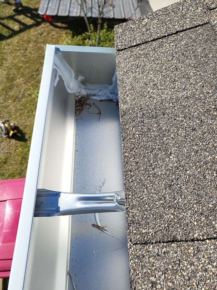 Gutter Installation using White K-Style Gutters by Gutter Professors