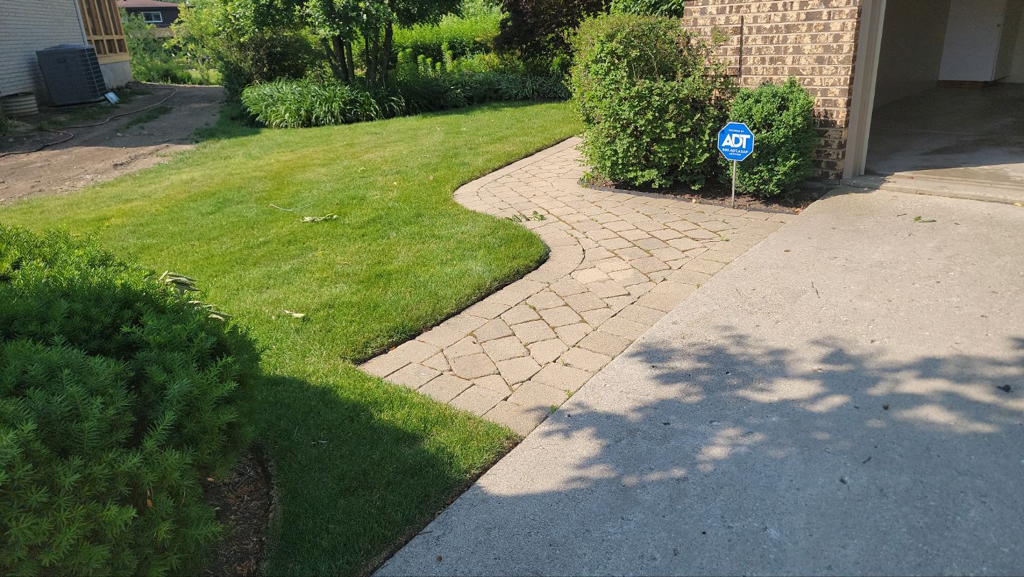 Brick paver clean, sand and seal.  using Surebond SB-1300 by Northern Power Washing LLC.