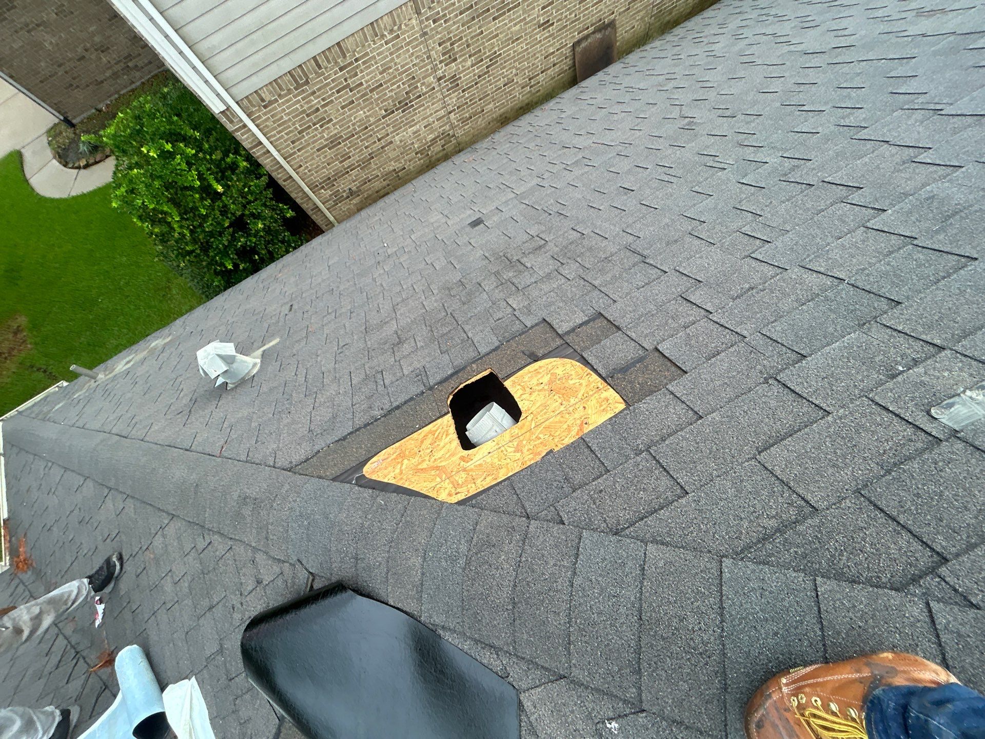 Hail Damage using Owen's Corning Duration (Lifetime) Shingles by Roof Repair Company