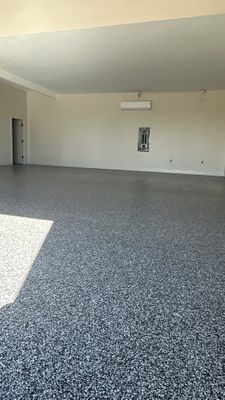 Steve V. transformed his garage with a new floor