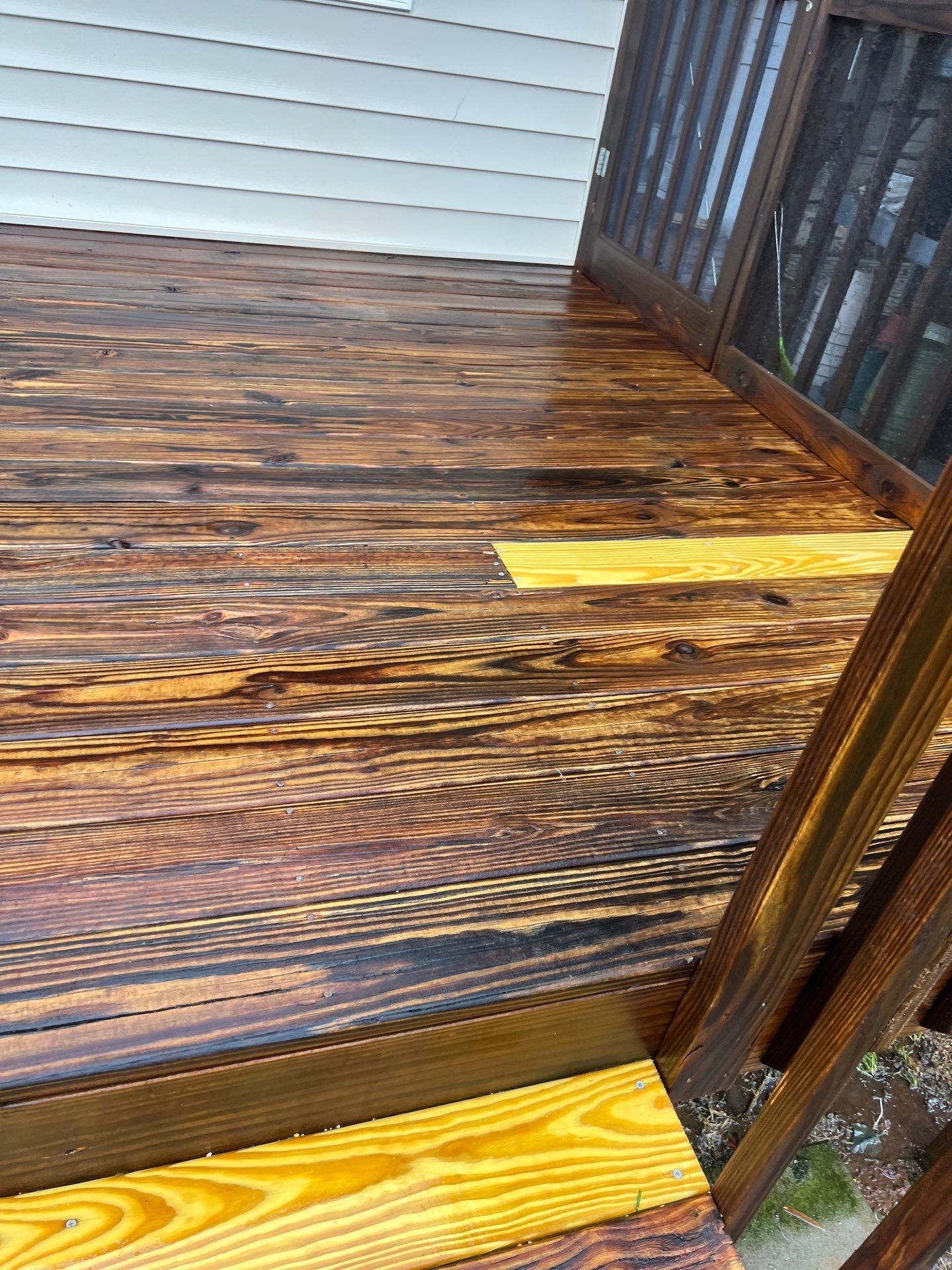 Weathered Deck using Wood Sealant by DuraSeal