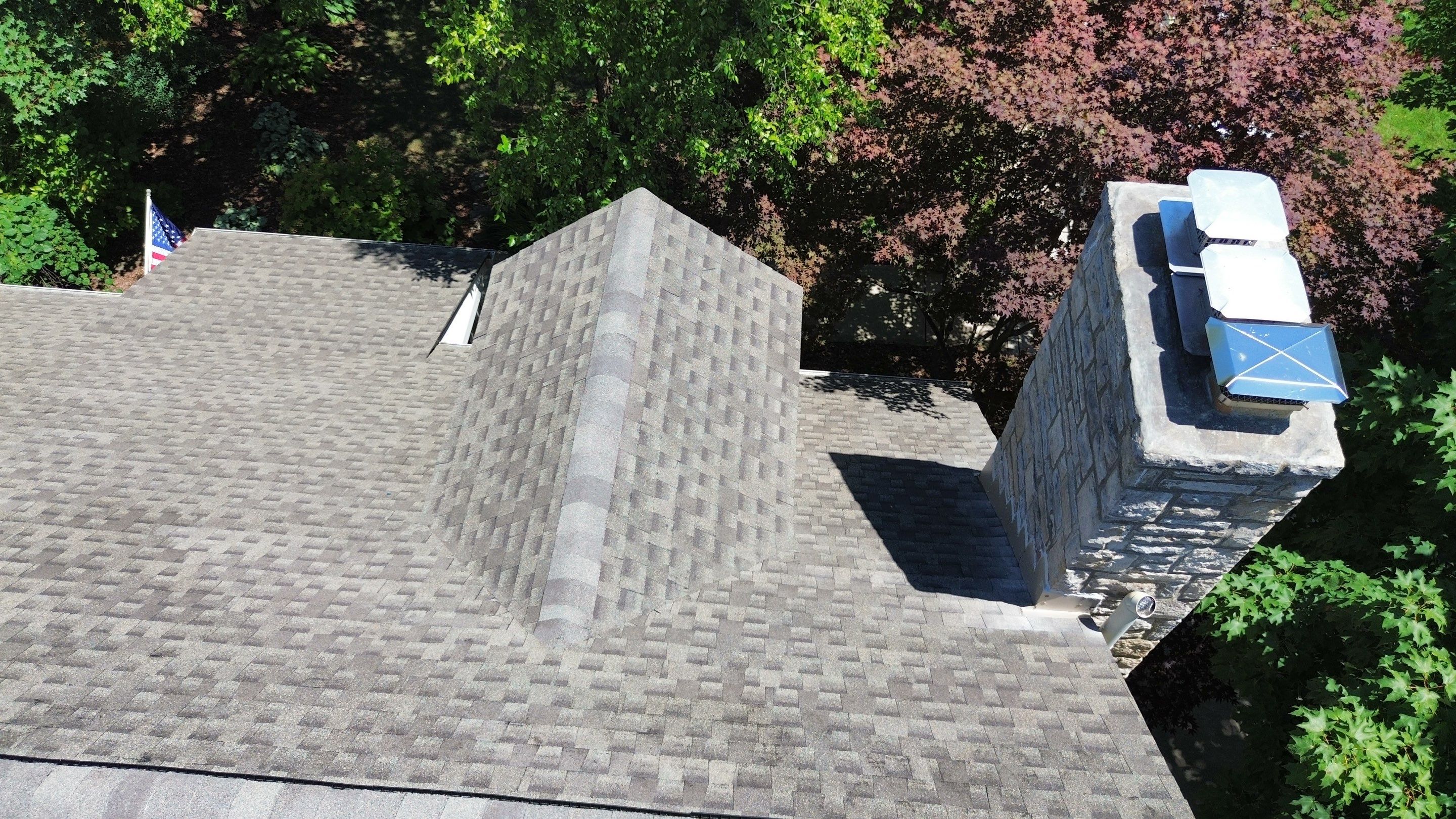 Residential Roofing Installation using Timberline HDZ Shingles - Weathered Wood by RoofX 