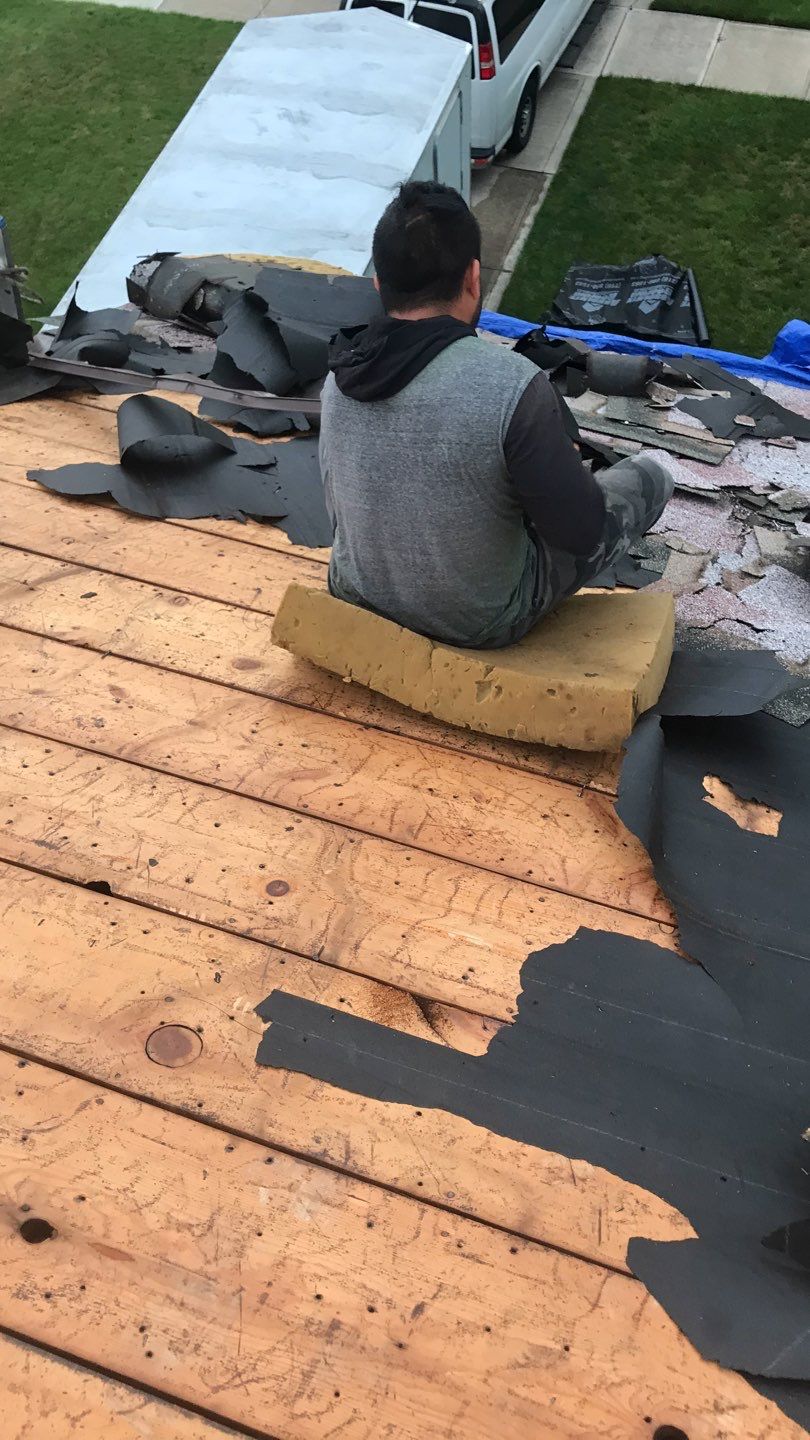 Residential Roof Replacement using Owens Corning Duration, Colonial Slate by Absolute Roofing and Construction