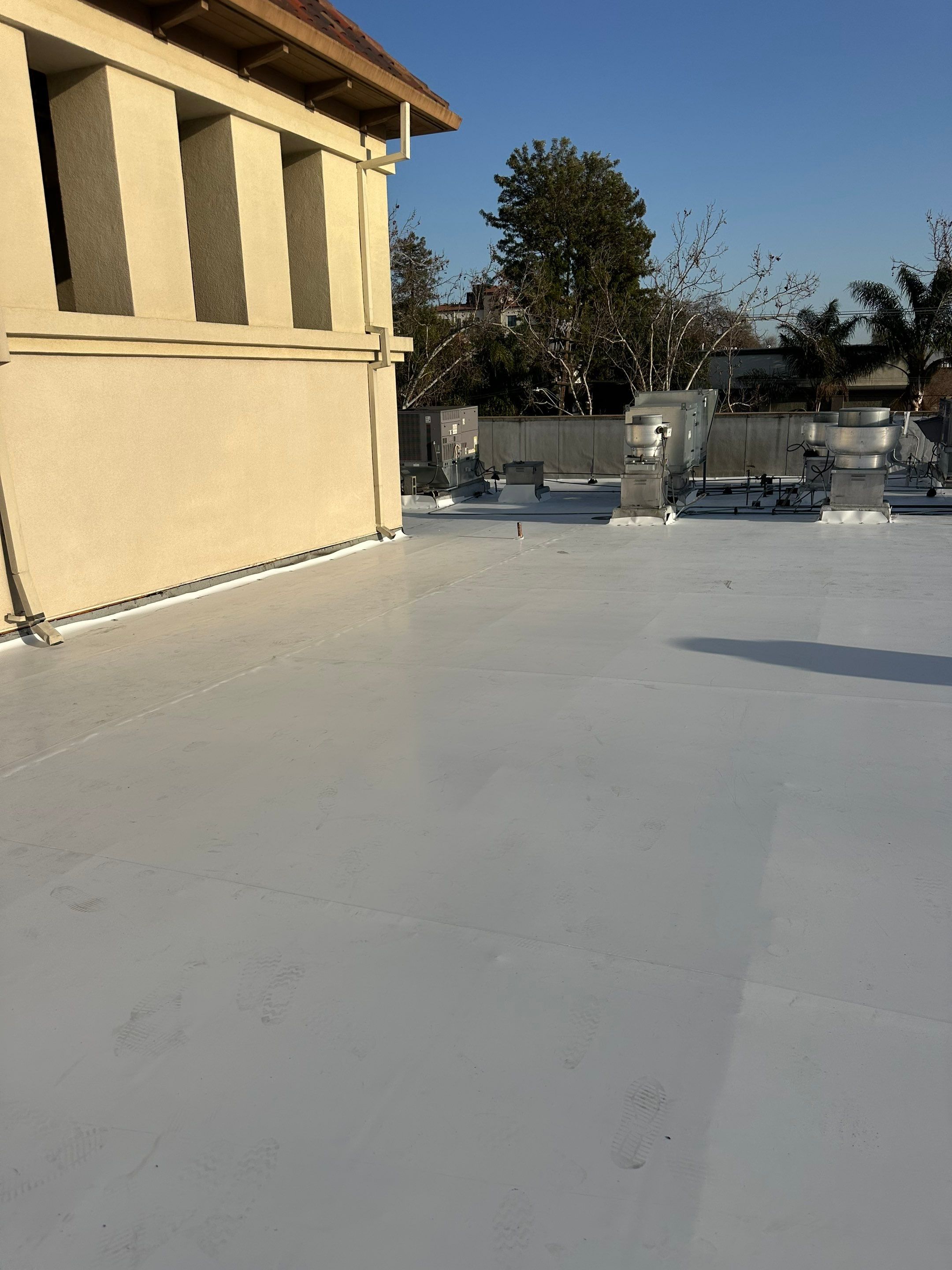 Project in Redwood City, CA by Sanchez Single Ply Roofing