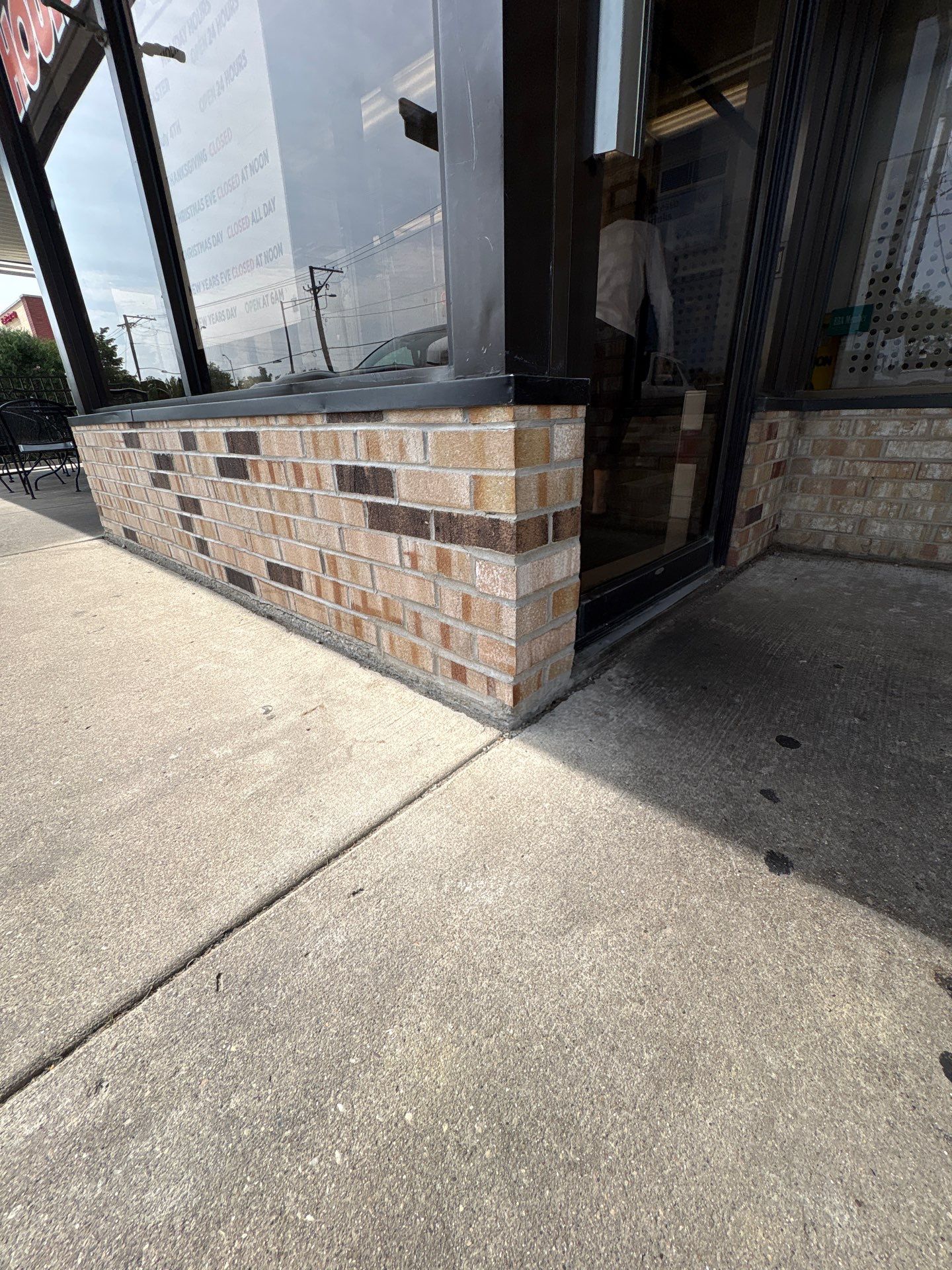Masonry Repair: Vehicle Impact Damage by Leonard and Sons Building Services, Inc.