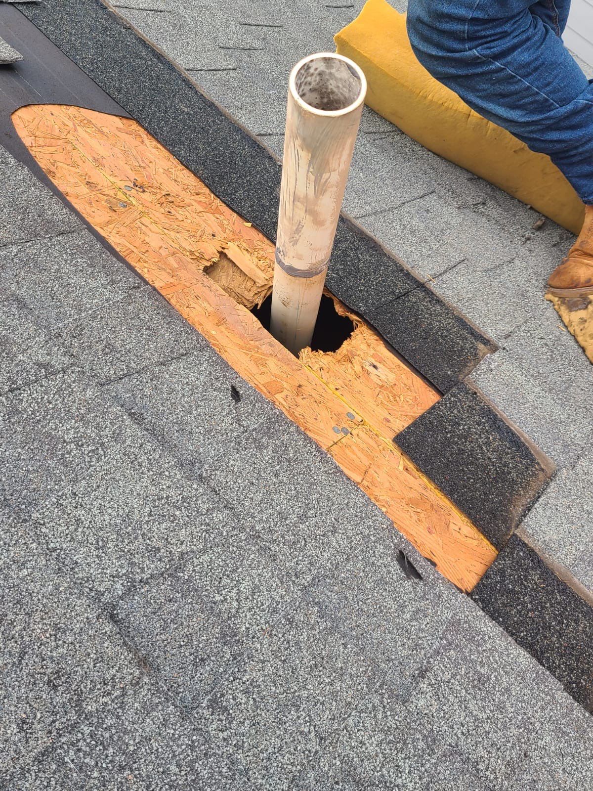 Hail Damage using Owen's Corning Duration (Lifetime) Shingles by Roof Repair Services LLC