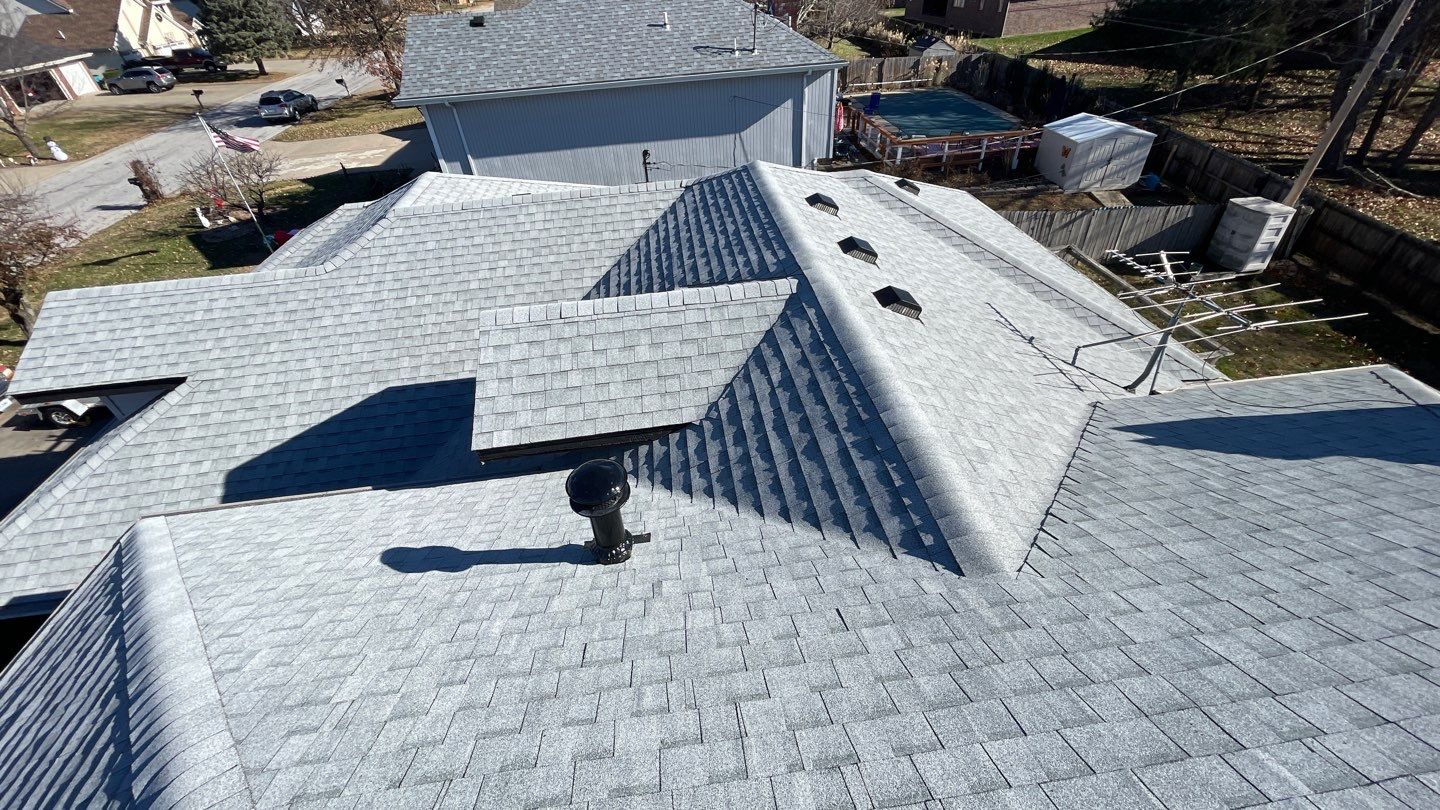 Residential Roofing Install - Atlas Pinnacle Pristine Shingles - Color Oyster Shell  by Titan Commercial & Residential Roofing 