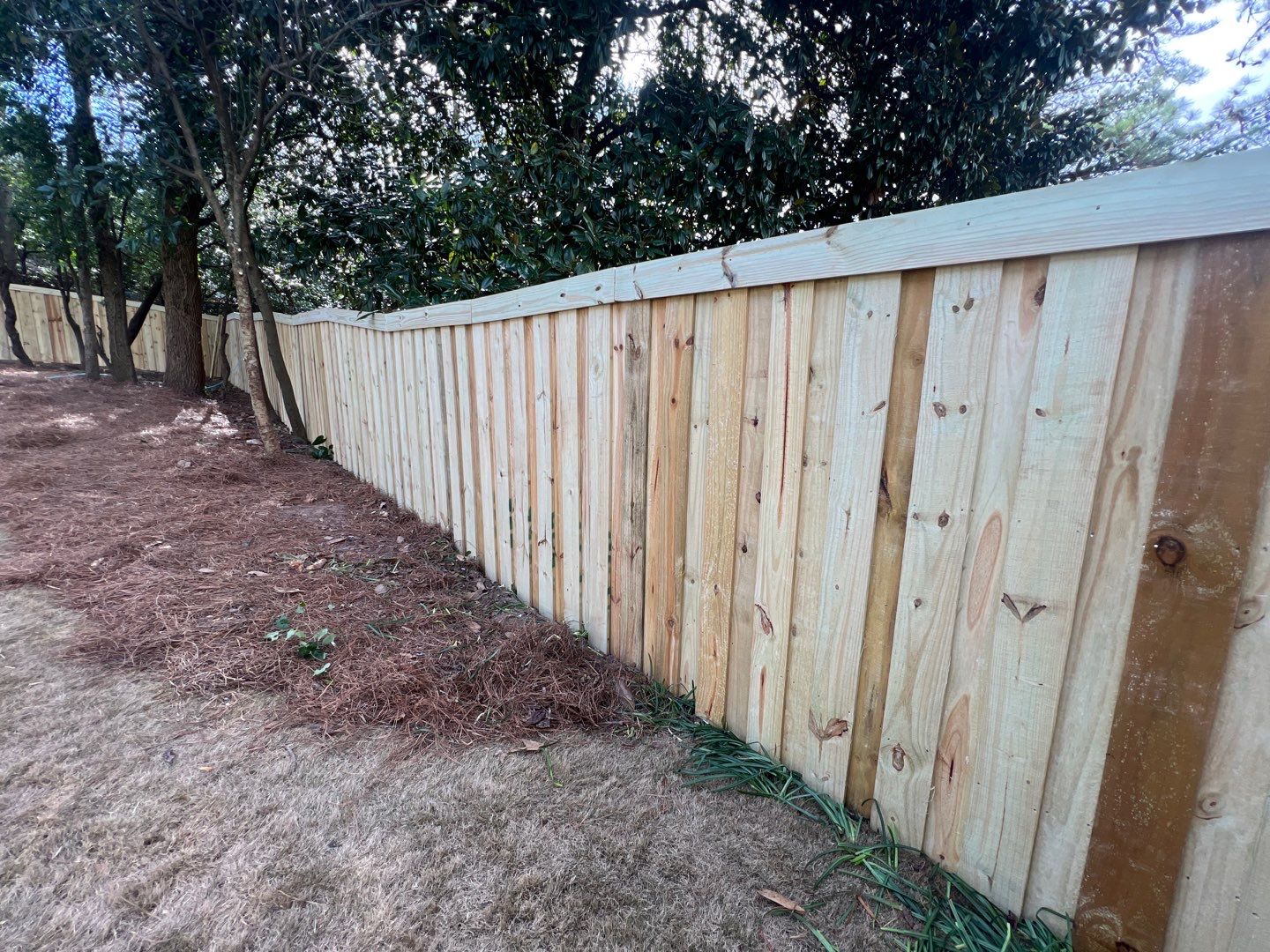Crestline - Board on Board Fence by Pillar and Pine