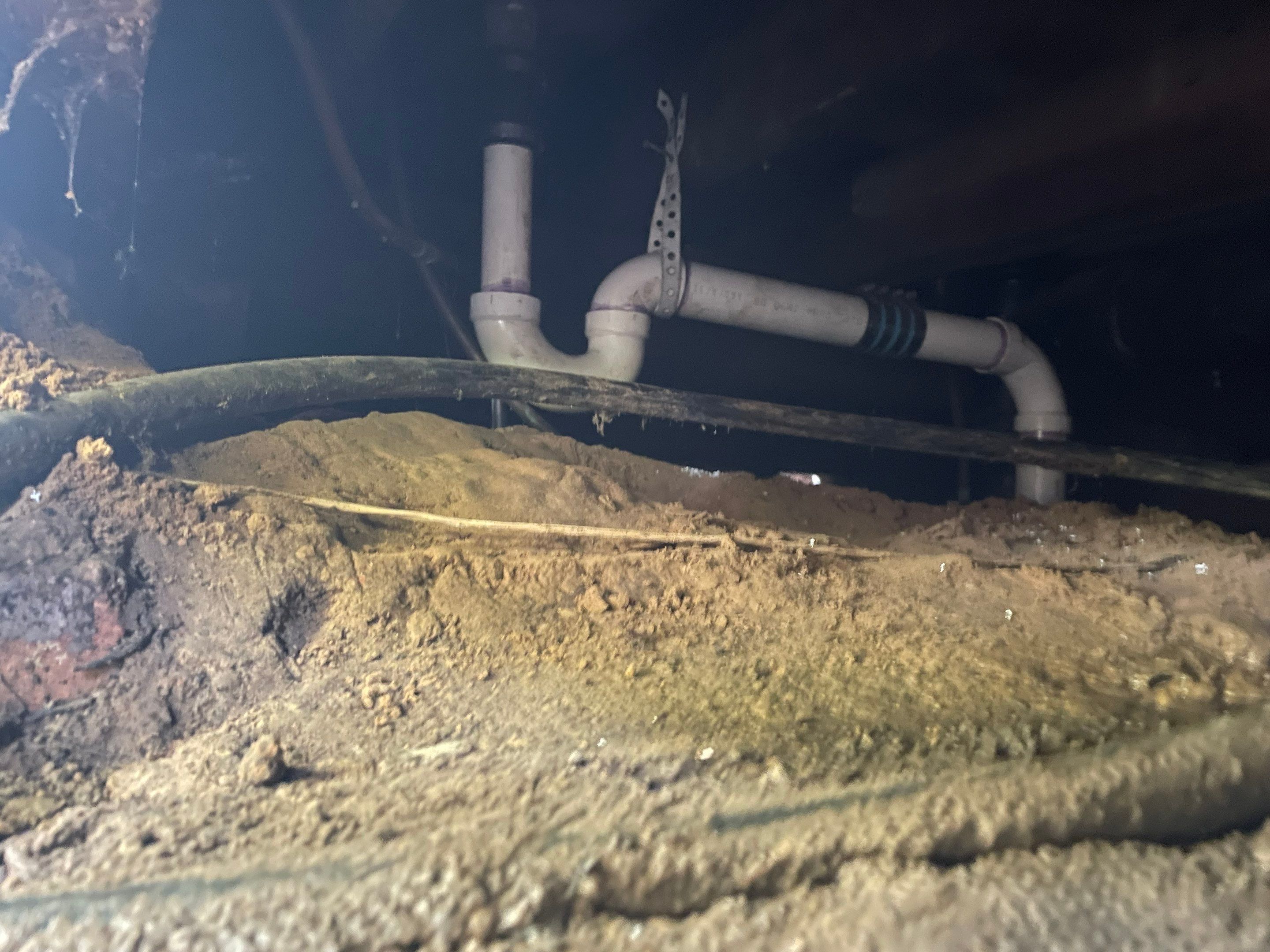 Drain Repipe Project in Mt Vernon by Rub-A-Dub Plumbing