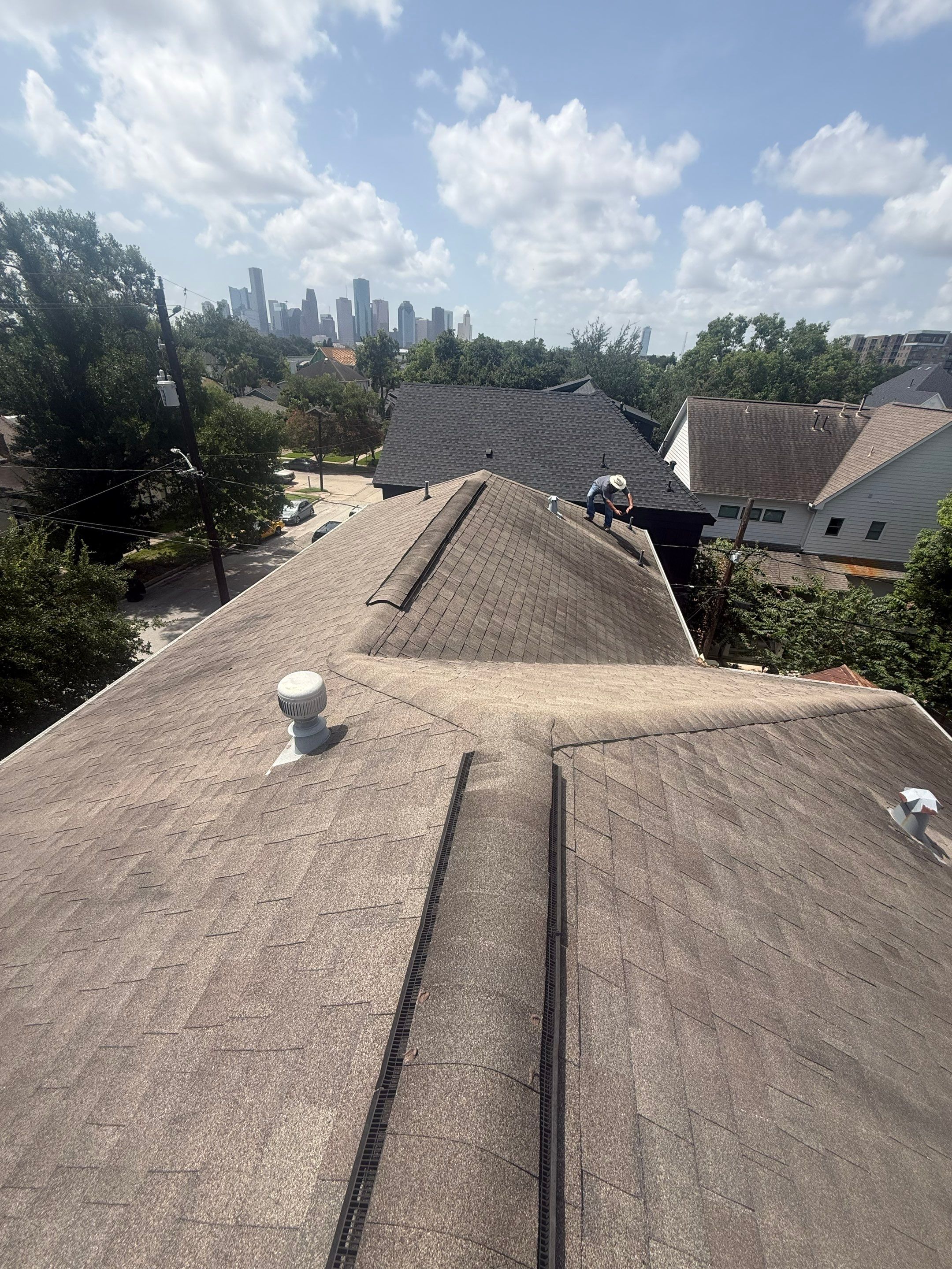 Project in Houston, TX by Associates Roofing Unlimited