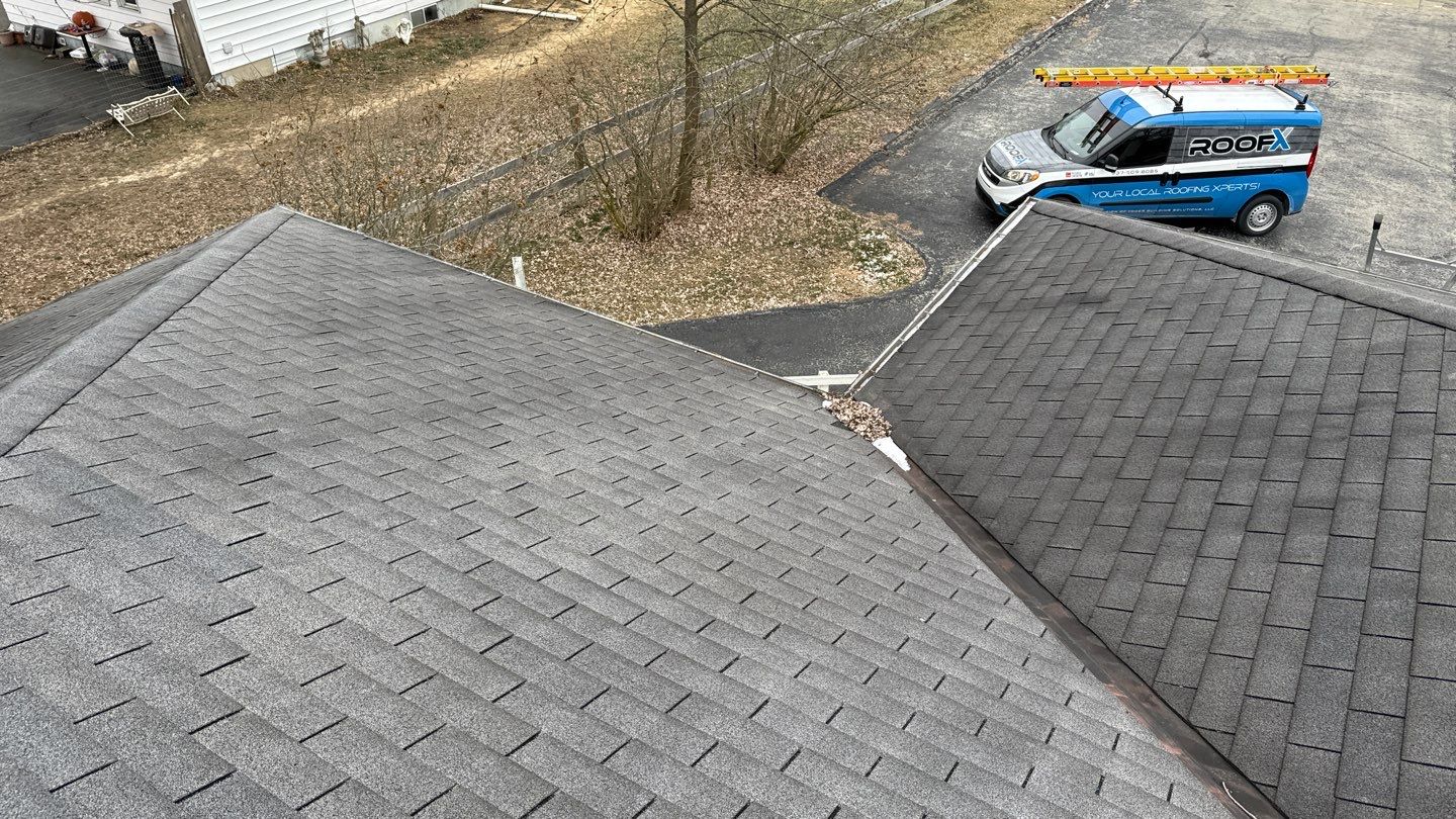 Commercial Roofing Installation using Performance Panel Metal - Frost Black by RoofX 