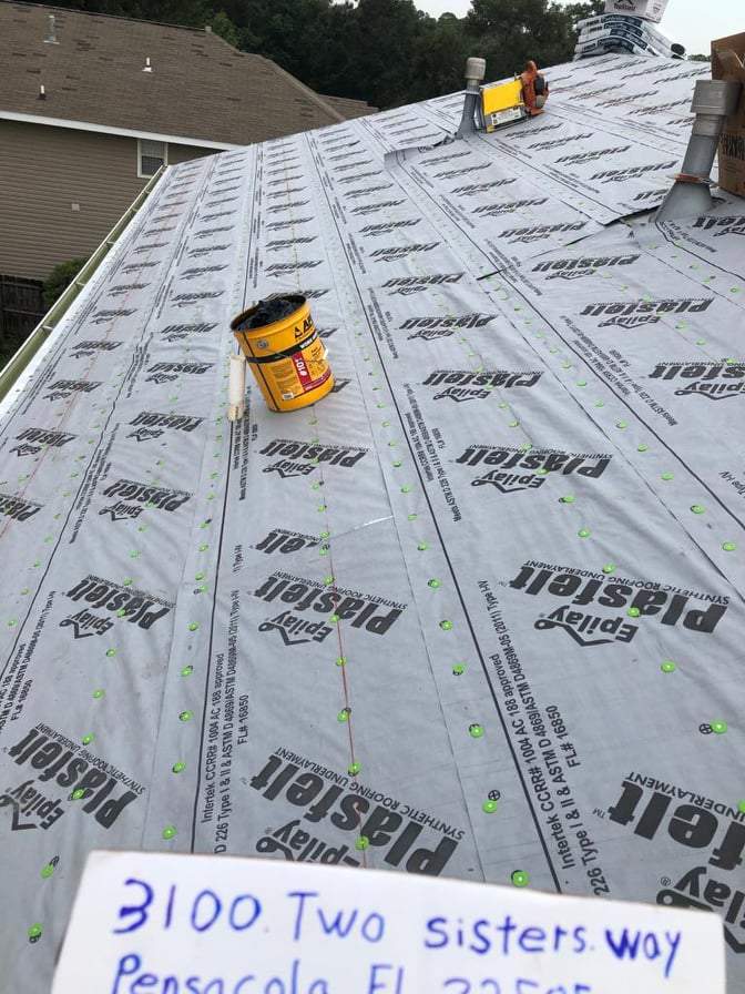 Residential Roofing Installation using IKO Shingles by Antoine Building Company