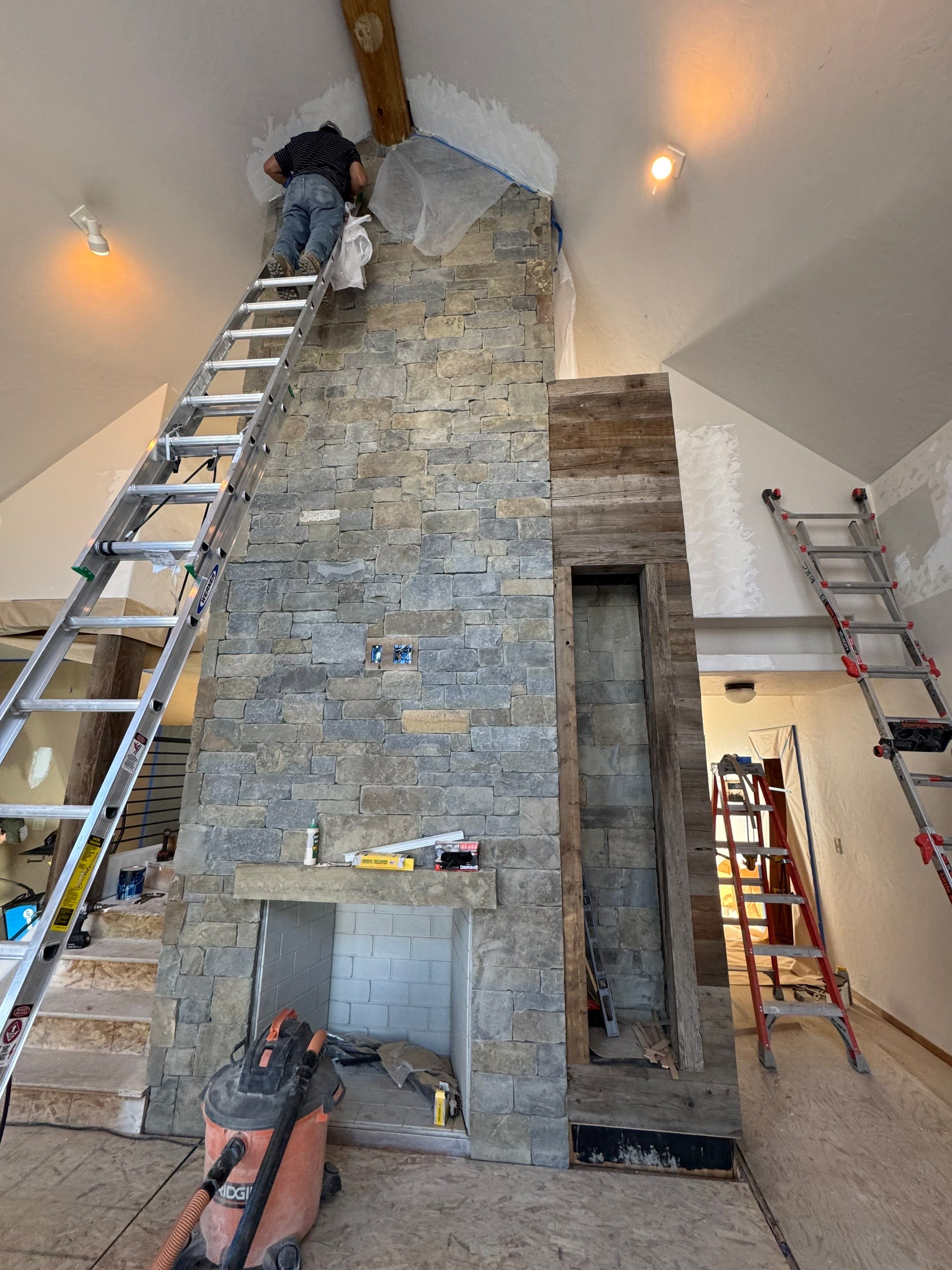 Renovation Project in Big Sky by Blue Room Construction LLC