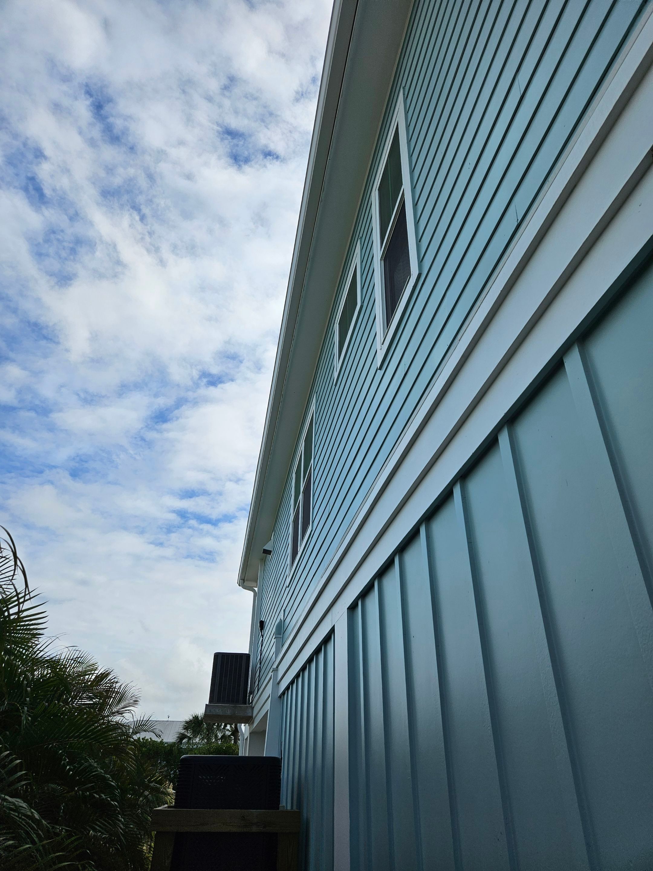 New White Seamless Gutters Installation and Downspouts, Reseal Gutters in Fort Myers Beach, FL  by Gutter Professors