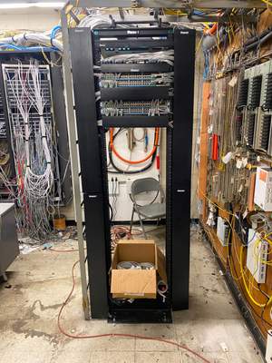 Structured cabling installation by CimaSolutions