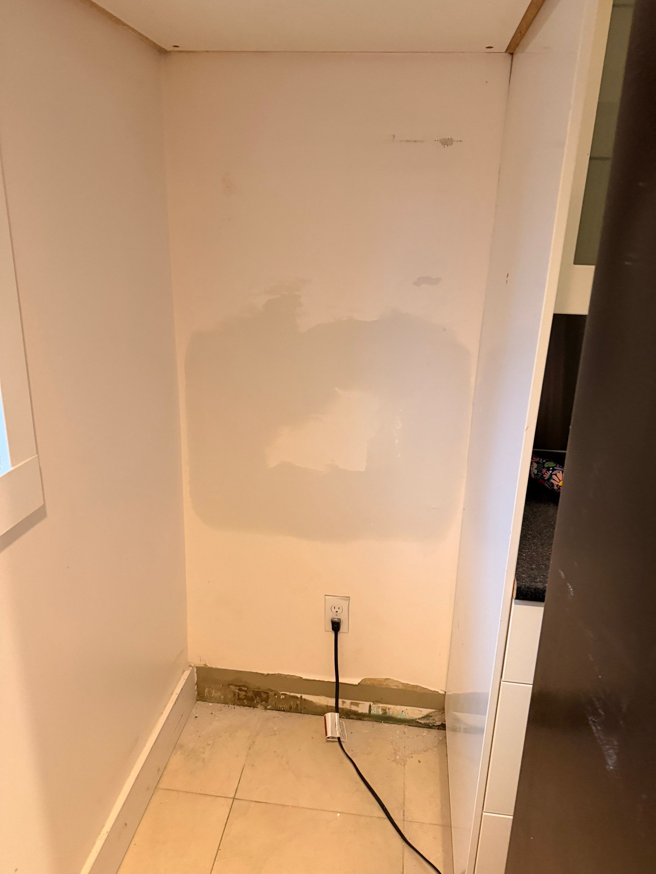 Wall Repair & Patching After Plumbing Leak Access by YVR Construction Group
