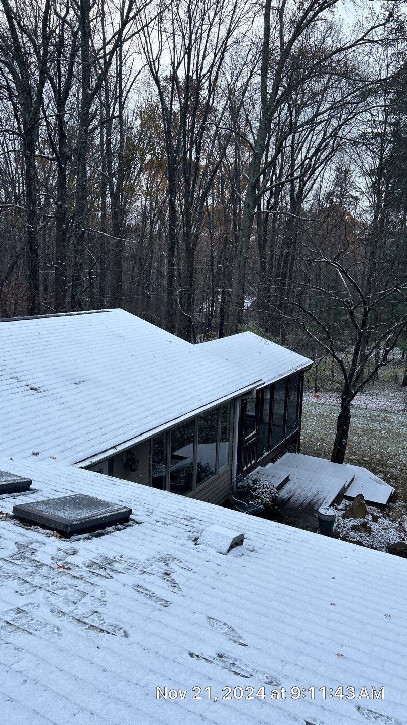 Residential Roofing Installation using Malarkey Vista AR Shingles (Black Oak) by Koontz Construction