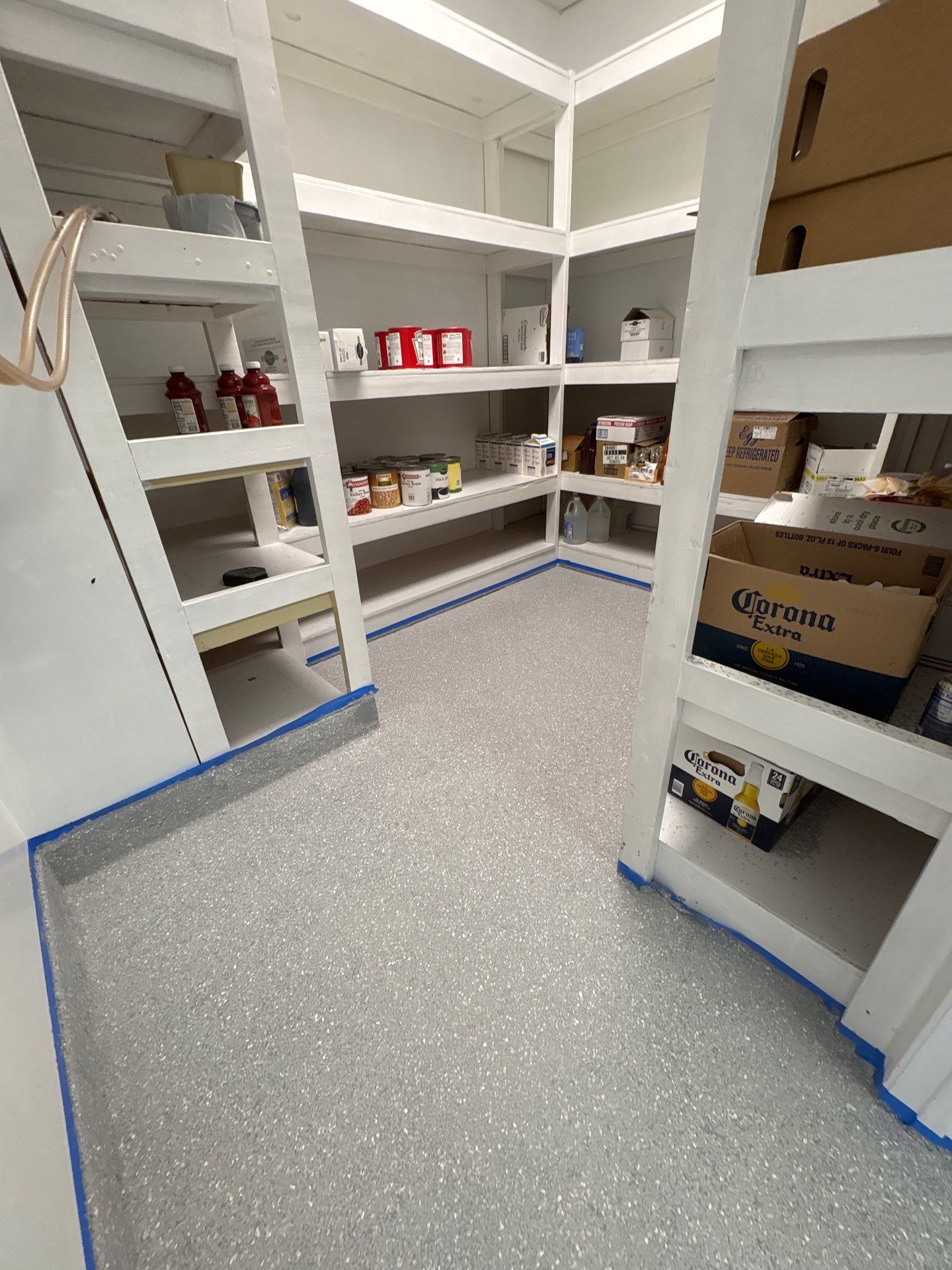 Commercial Kitchen Floor Remodel at Elks, Winchester, VA by Tailored Concrete Coatings