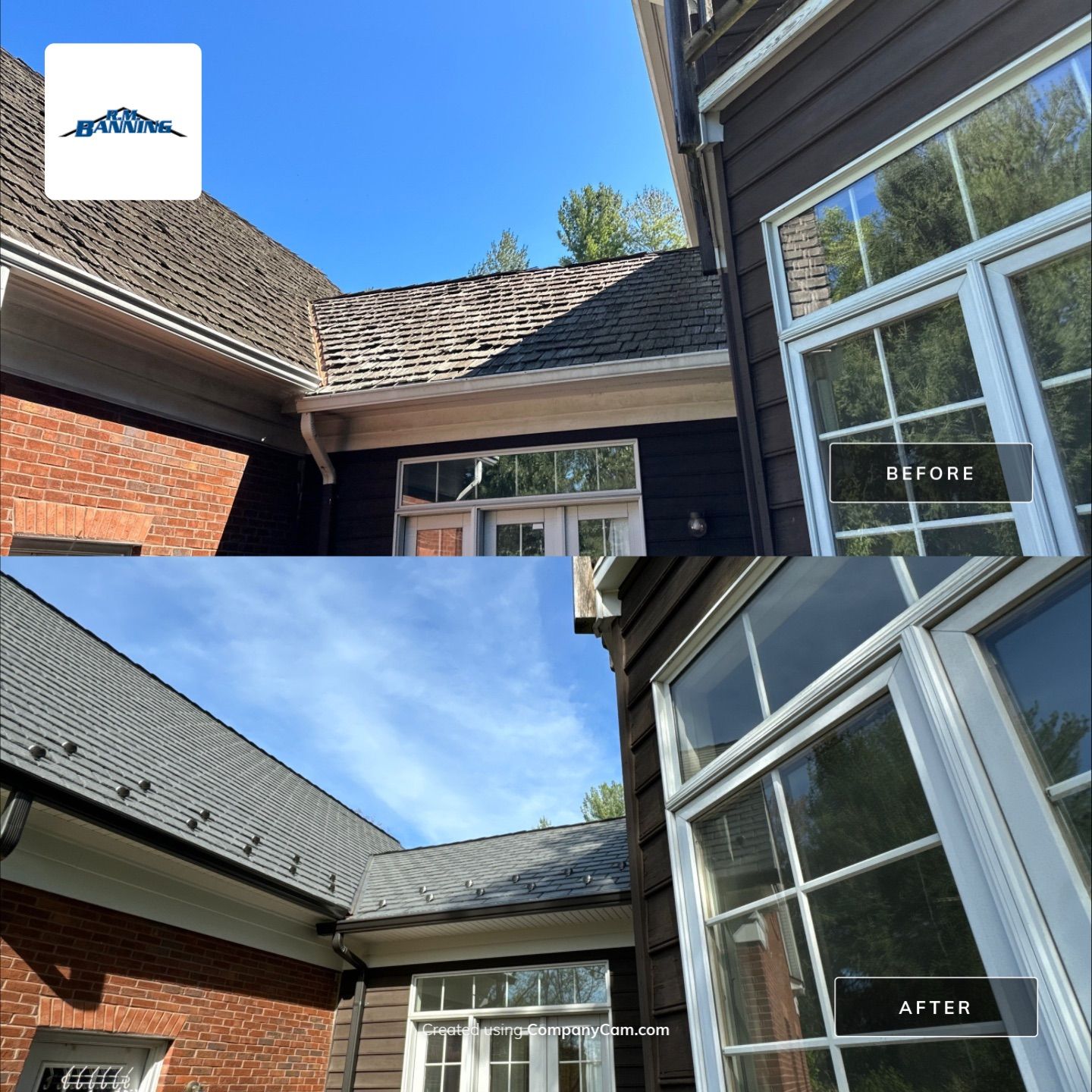 Clifton Multi-Trade Restoration: DaVinci Single Width Slate in Slate Black by RM Banning, Inc.