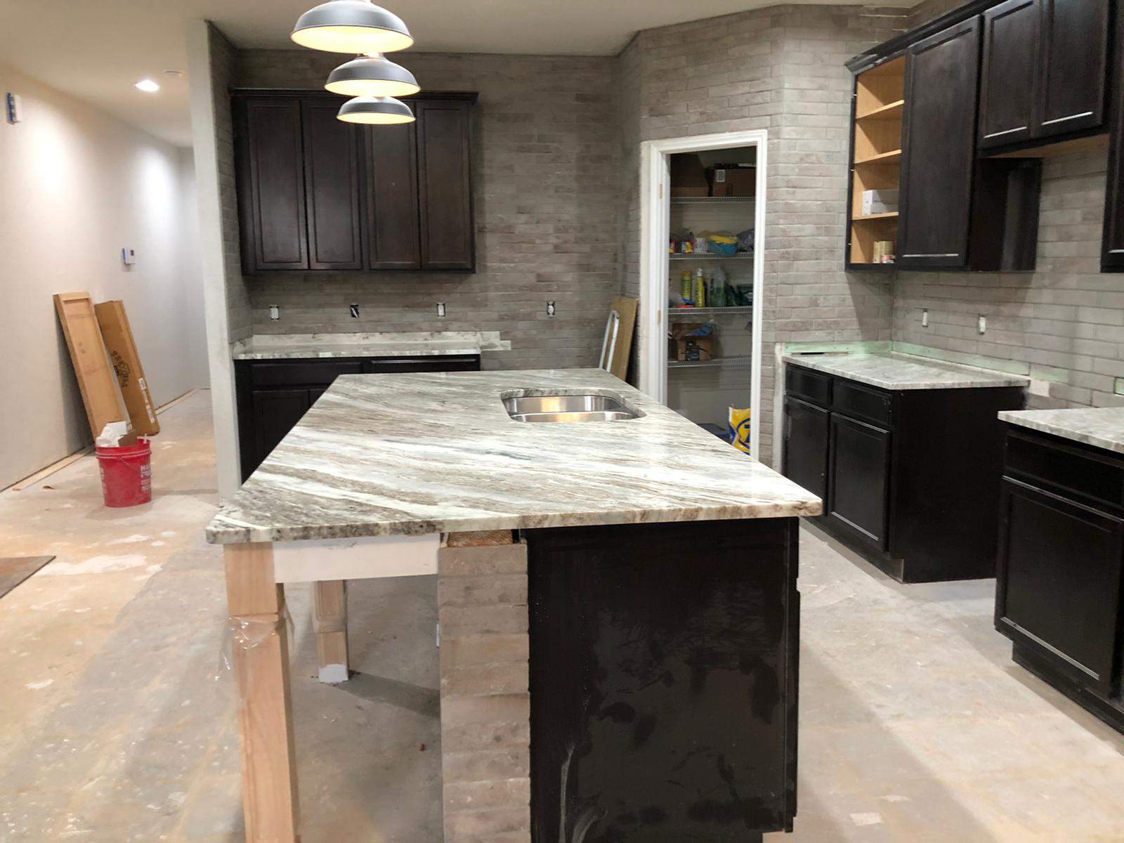 Kitchen countertop upgrade with Custom Stone Countertops in New Braunfels by Mena stone surfaces