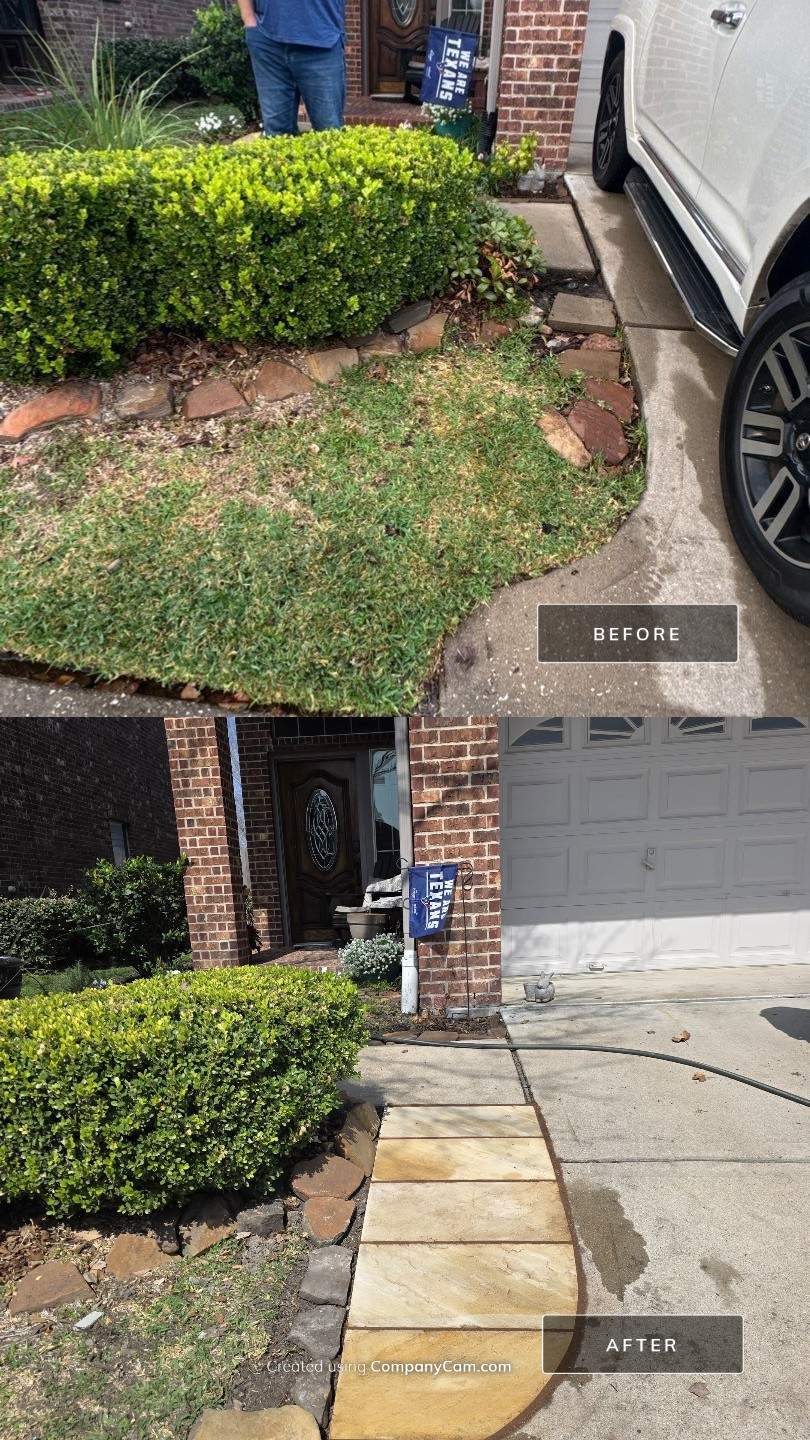  Landscaping, Hardscape Design & Yard Drainage Upgrade by Texas Urban Elements