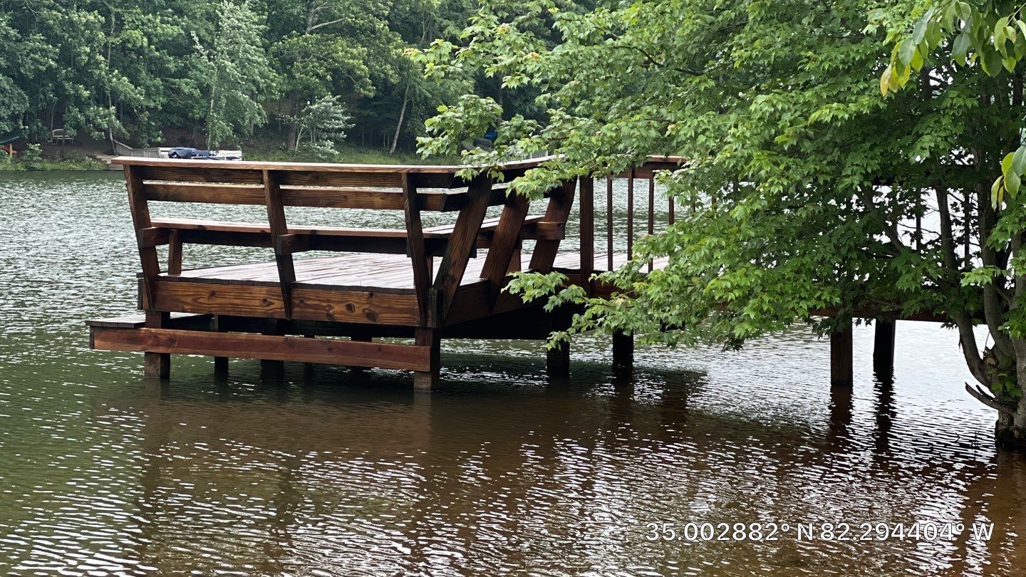 Dock using Wood Sealant by DuraSeal