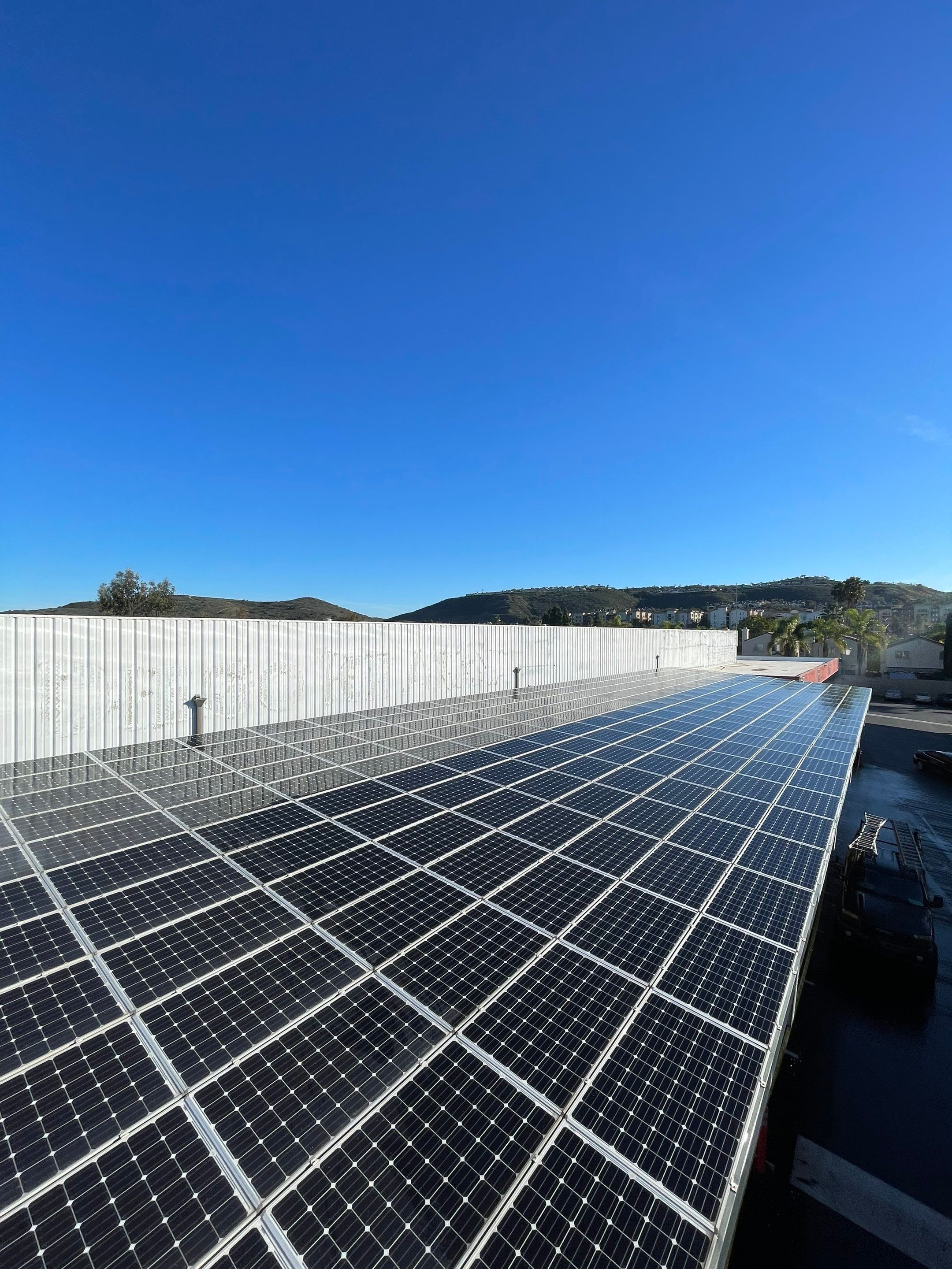 Commercial Solar Panel Cleaning by Palm Coast Solar Cleaning