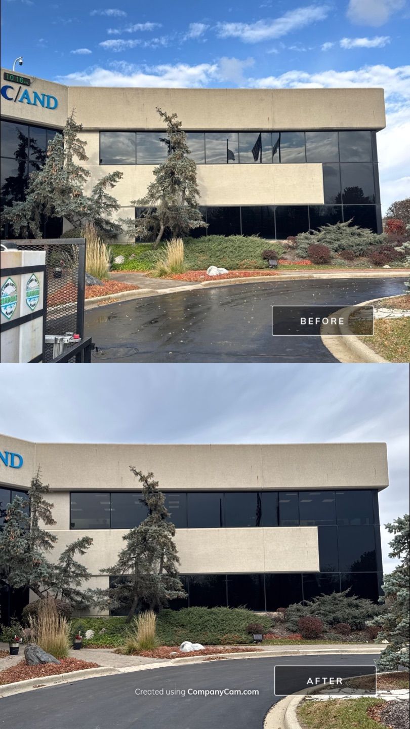 Project in Arlington Heights by Simmons Power & Soft Washing