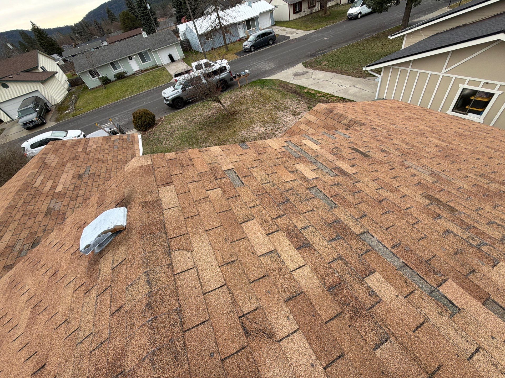 Residential Roofing Installation and Sheathing Replacement in Post Falls by Alpine Roofing