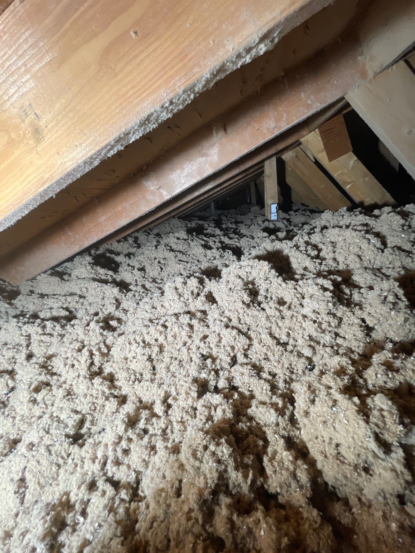 Attic Insulation using Green Fiber Sanctuary by NYS Foam & Energy