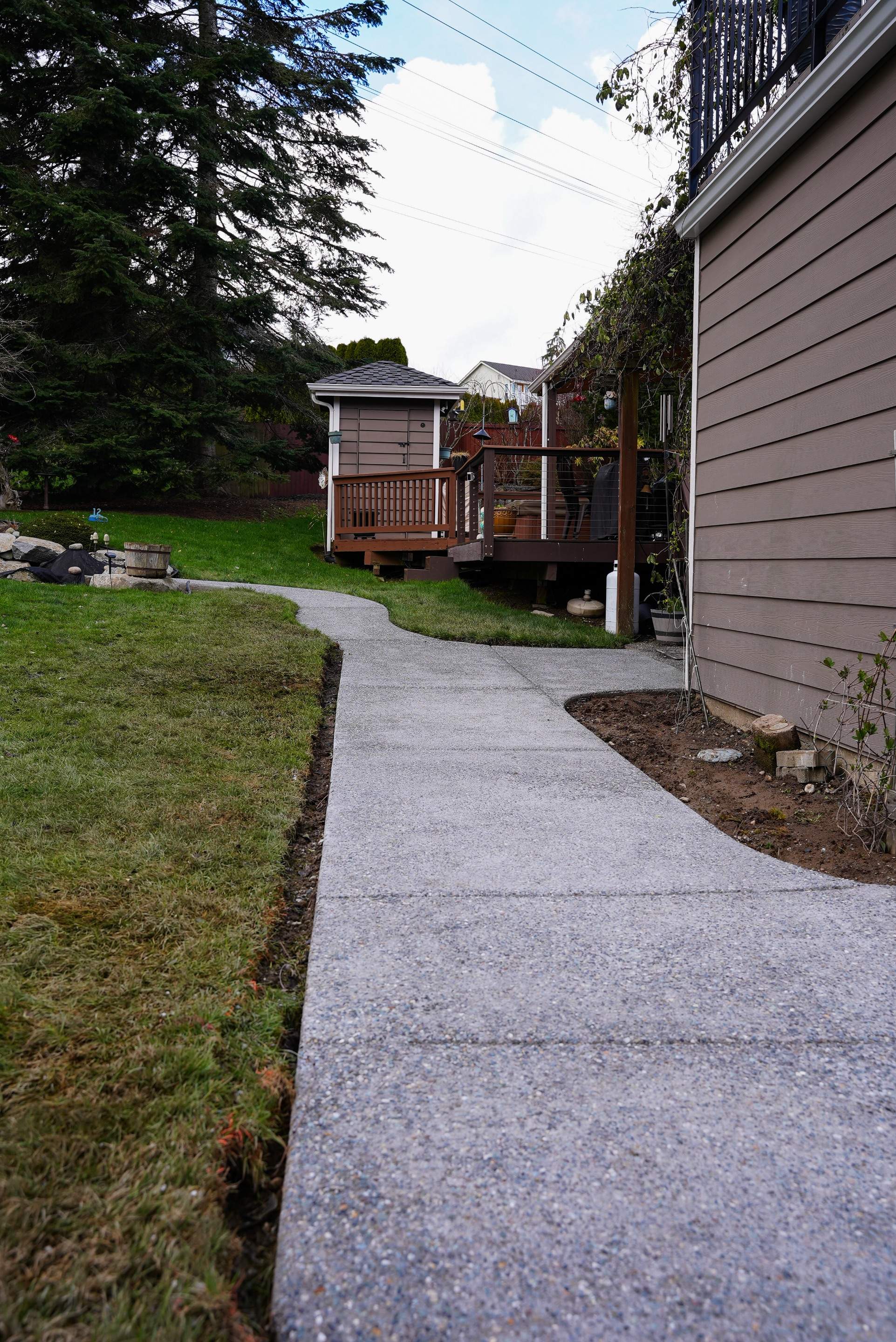 Wayne | Concrete patio & Walkway by Jireh Asphalt & Concrete Inc 