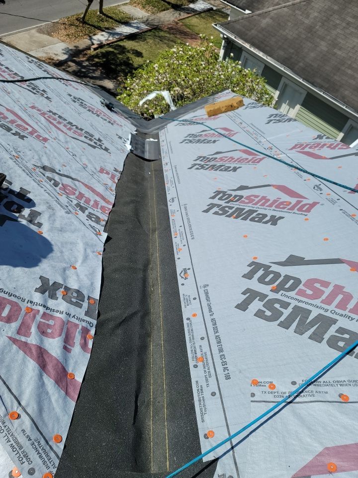 Residential Roofing Installation using Roof Replacement by American Roofing & Construction LLC