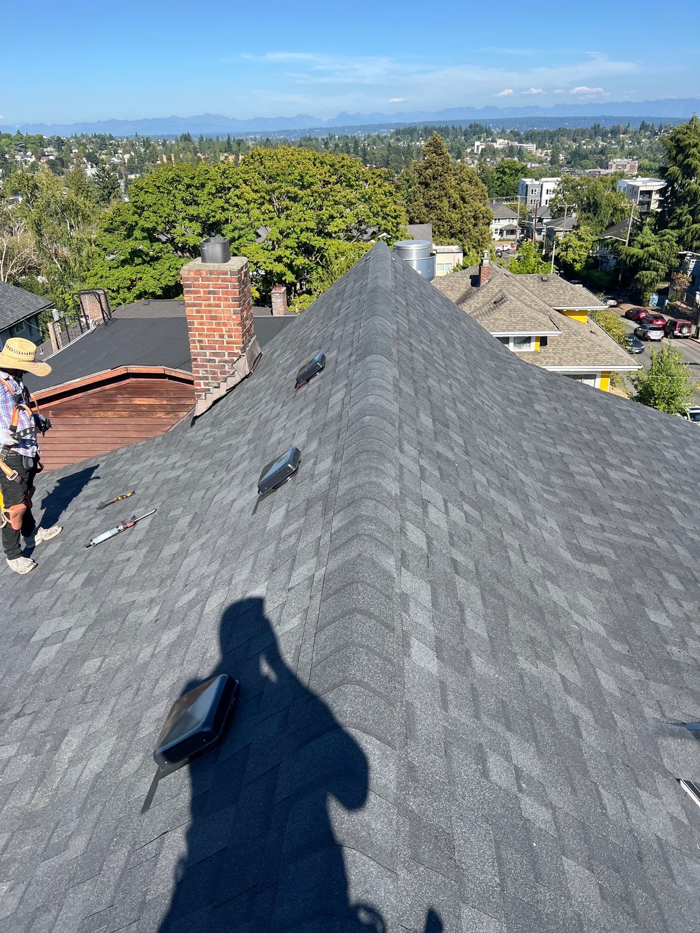 Residential Roofing Installation using GAF HDZ Shingles by Roofing Formula LLC