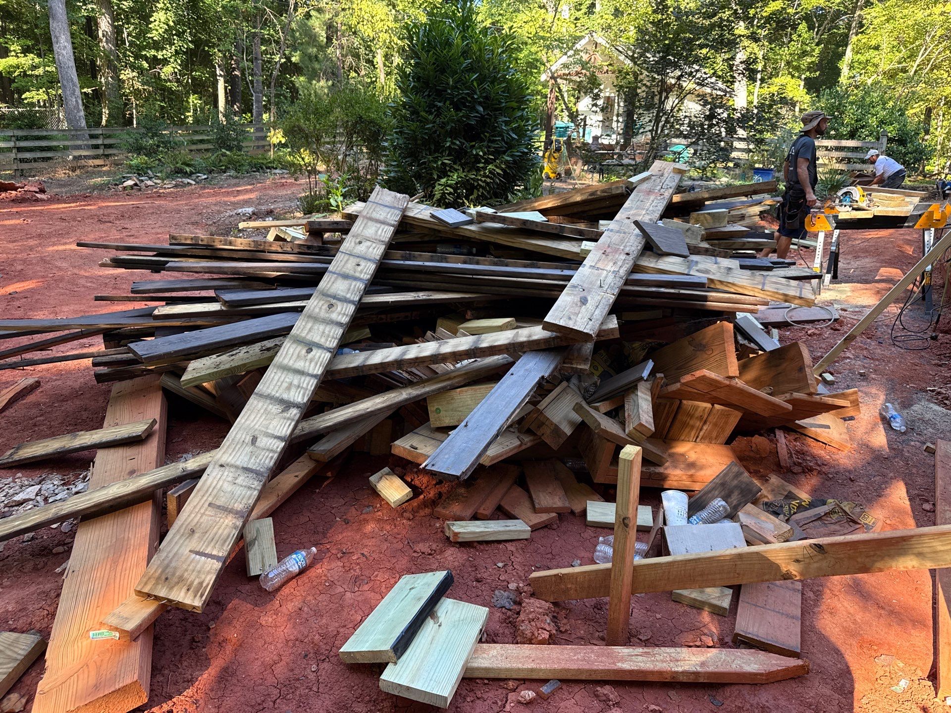 Project in Waxhaw by Badger Hauling